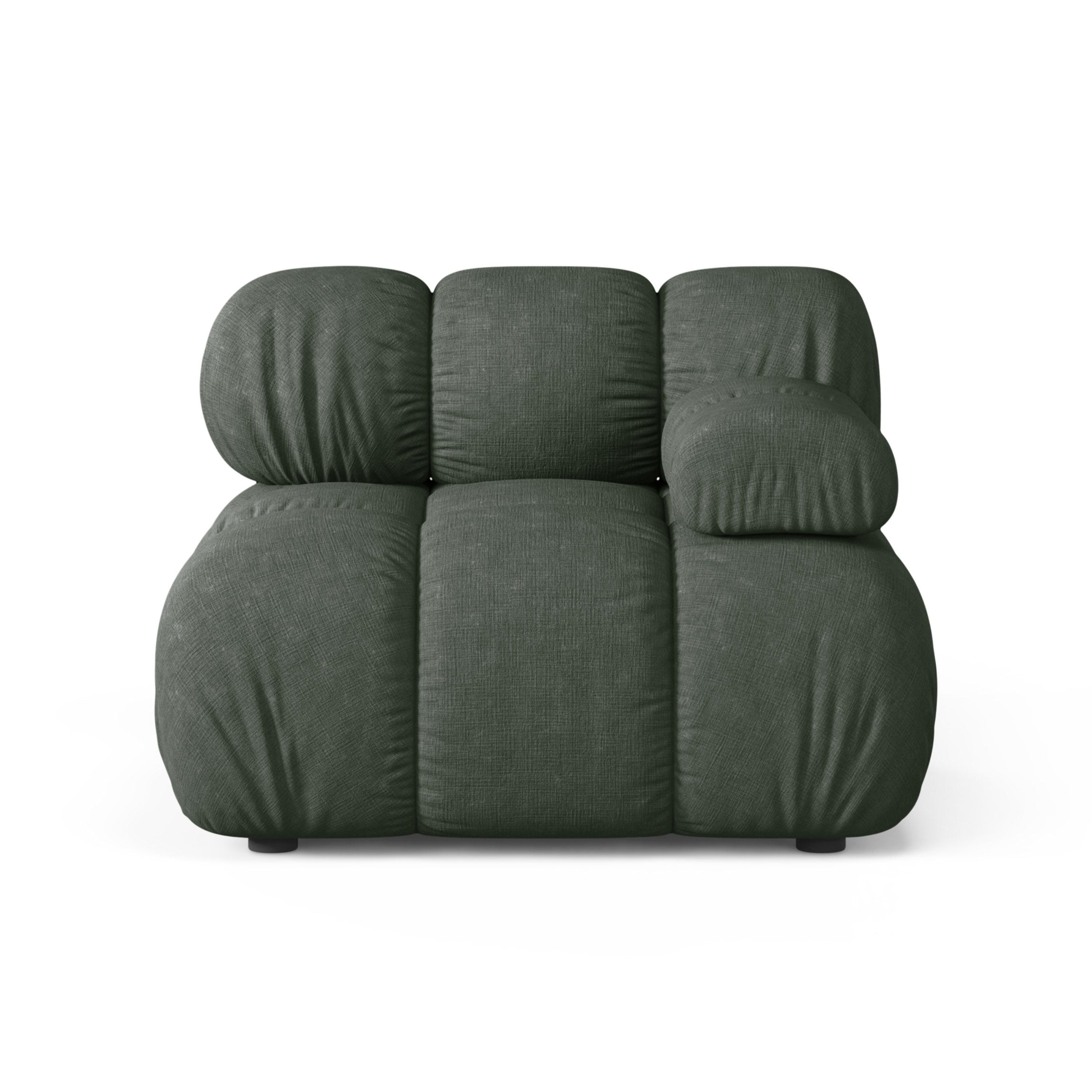 Modulares Sofa BELLIS - rechtes Modul in Dunkelgrün