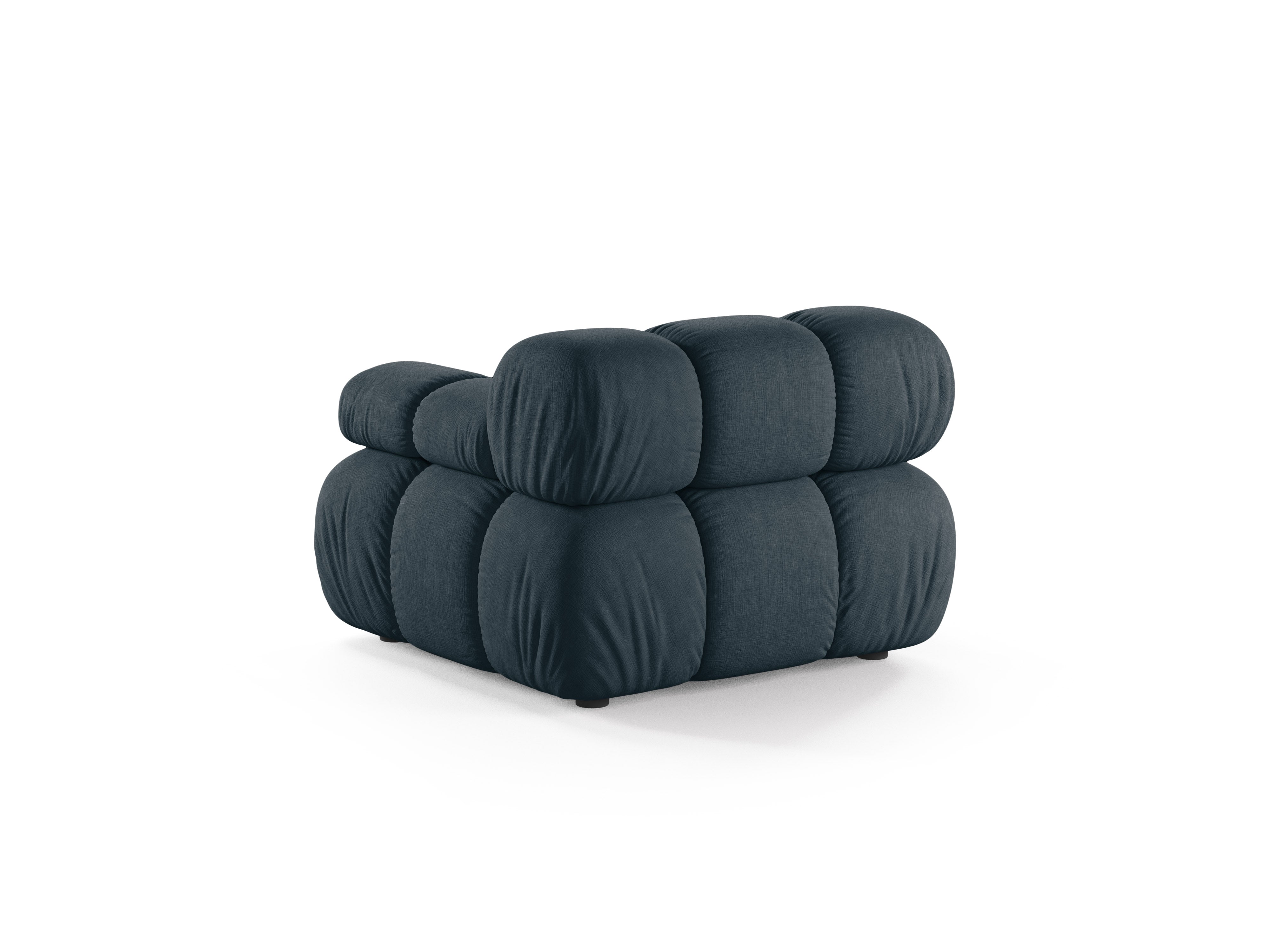 Modulares Sofa BELLIS - tiefes, rechtsseitiges Modul in Petrol