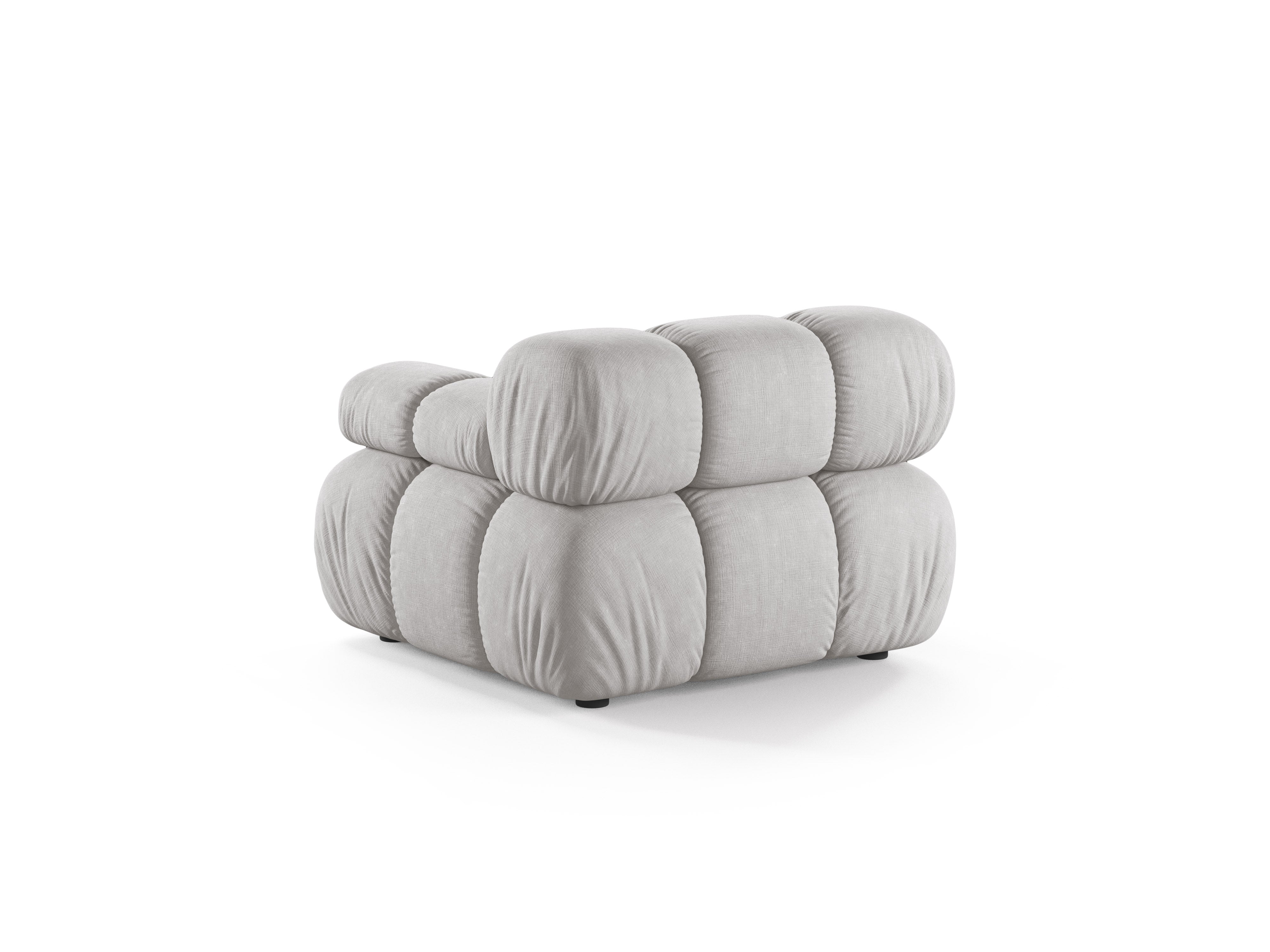 Modulares Sofa BELLIS - rechter Modul in Hellgrau
