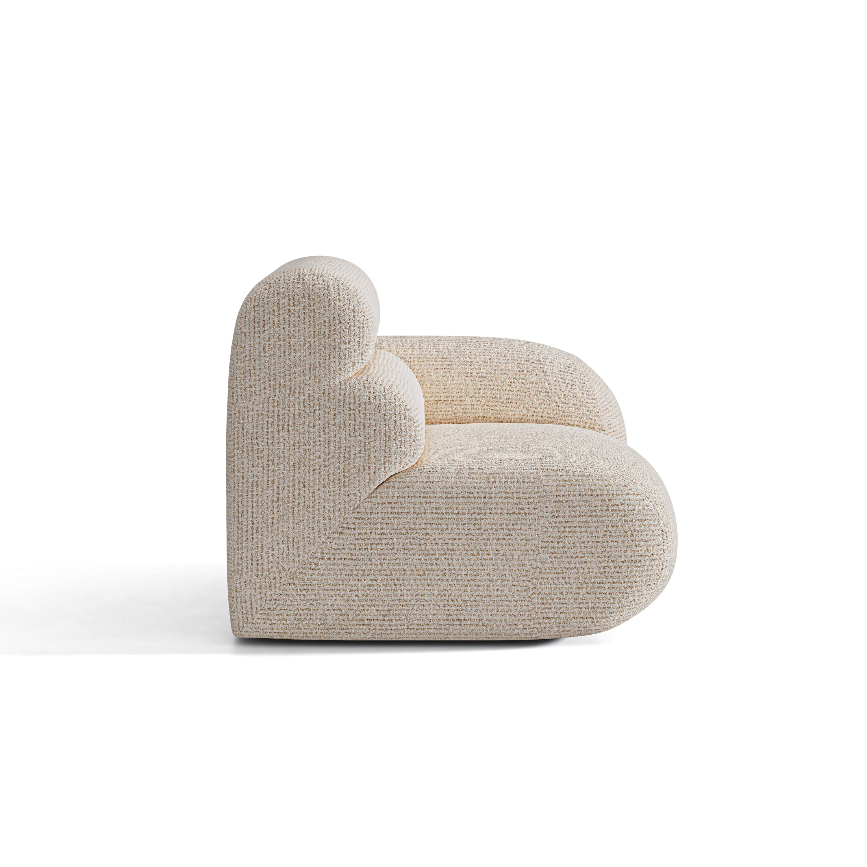 Modulares Sofa NEO - rechtes Modul in beigem Melange