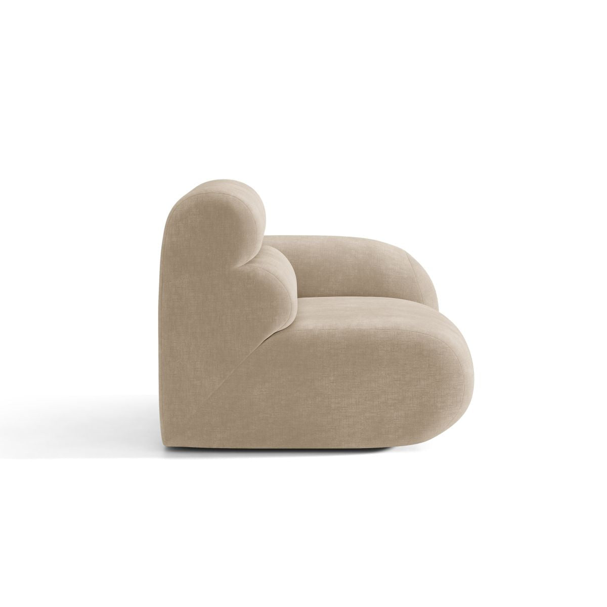 Modulares Sofa NEO - rechtes Modul in beigem Chenille
