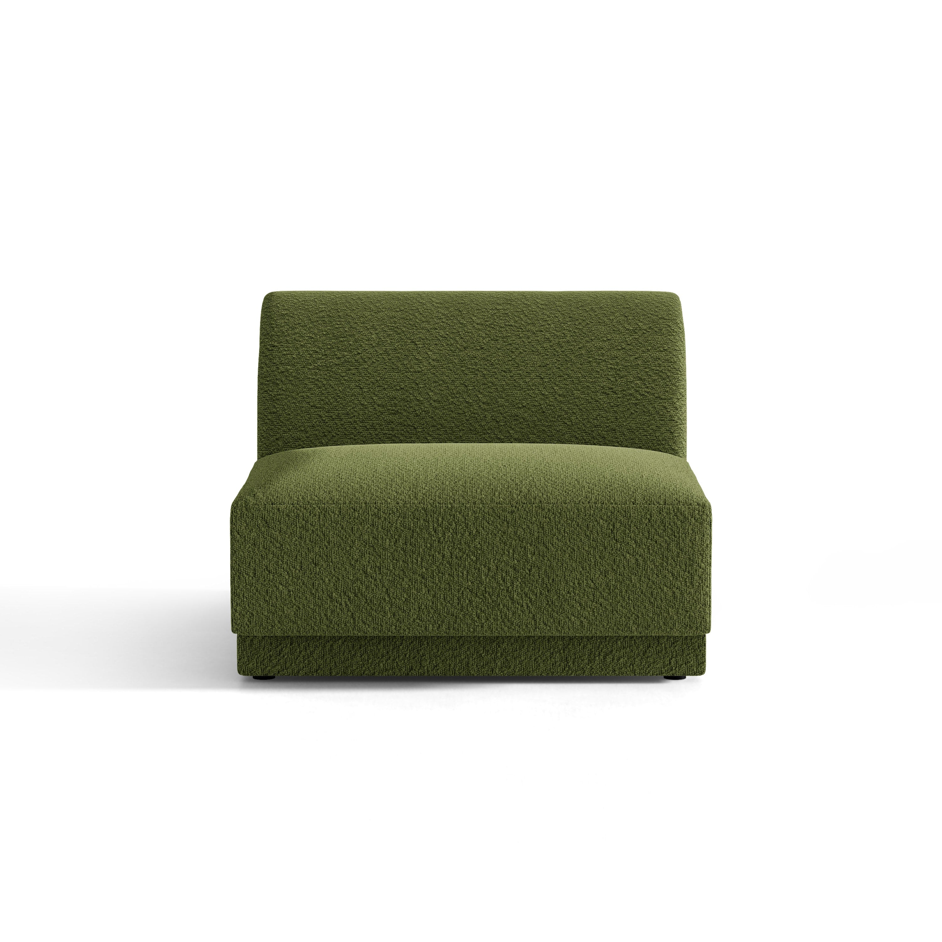 Sessel / Modul MILEY grün Boucle
