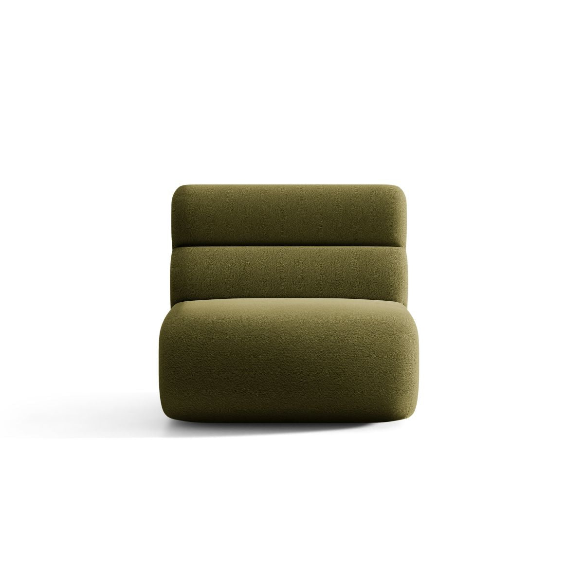 Sessel / Modul NEO olivgrüner Boucle