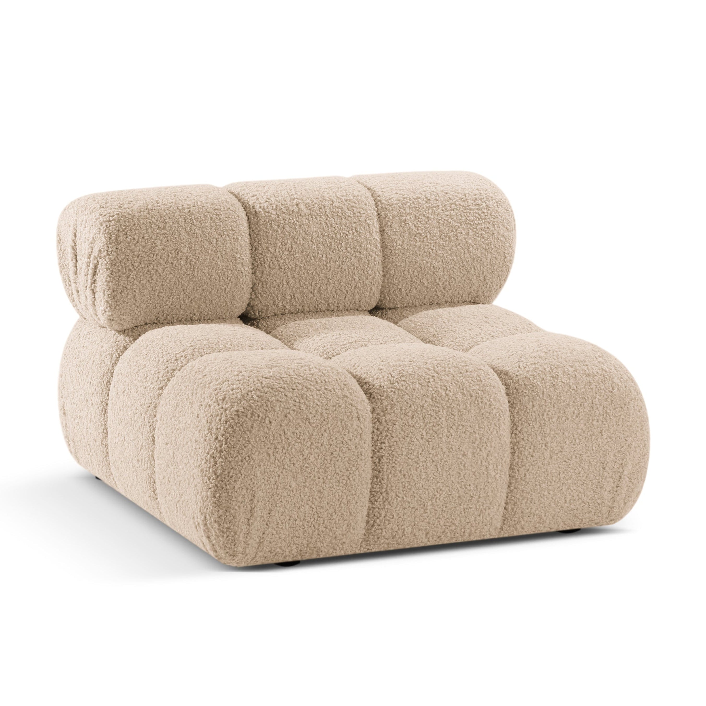 Sessel / Modul BELLIS sandfarbener Boucle