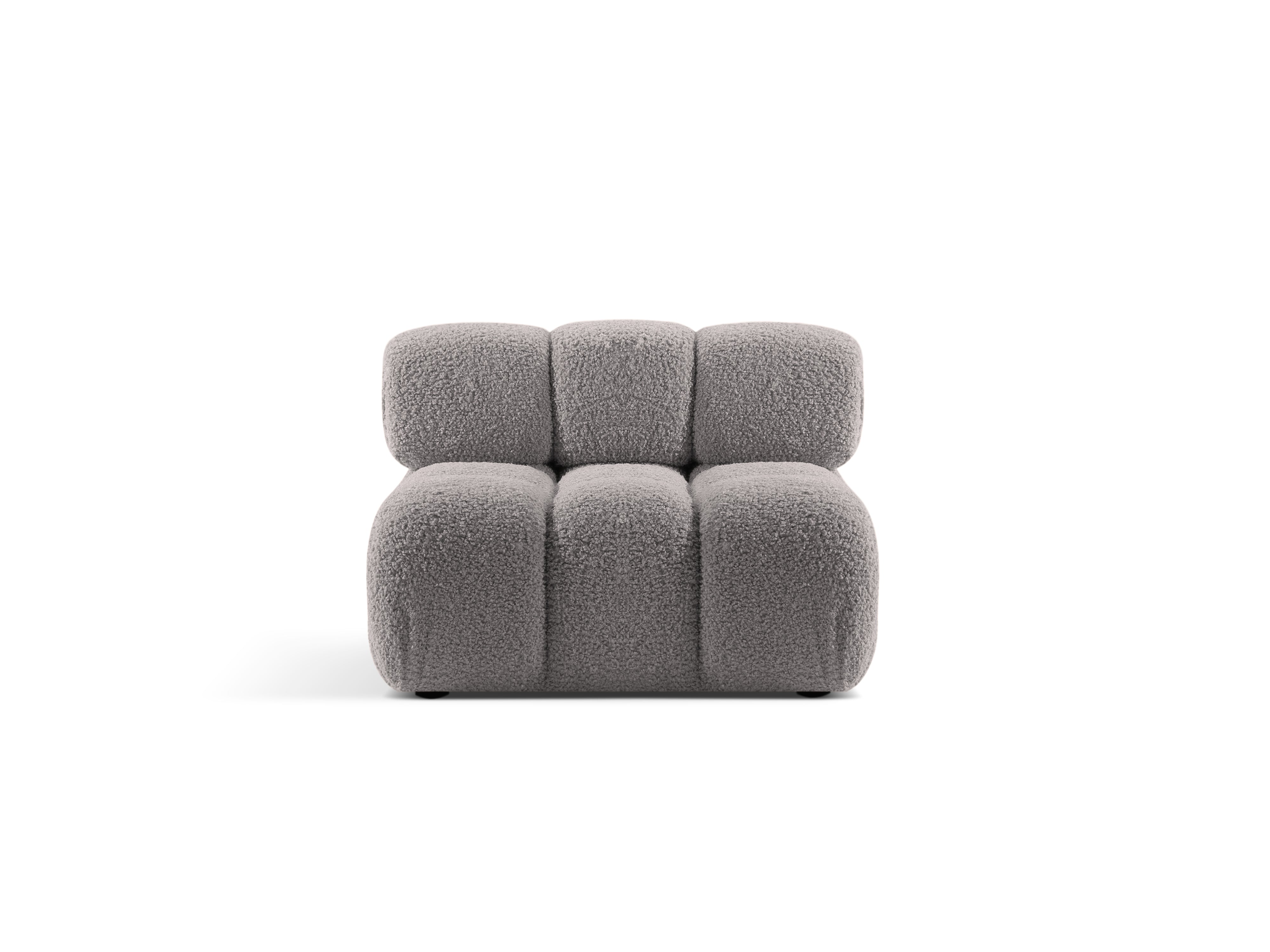 Sessel / Modul BELLIS in grauem Boucle