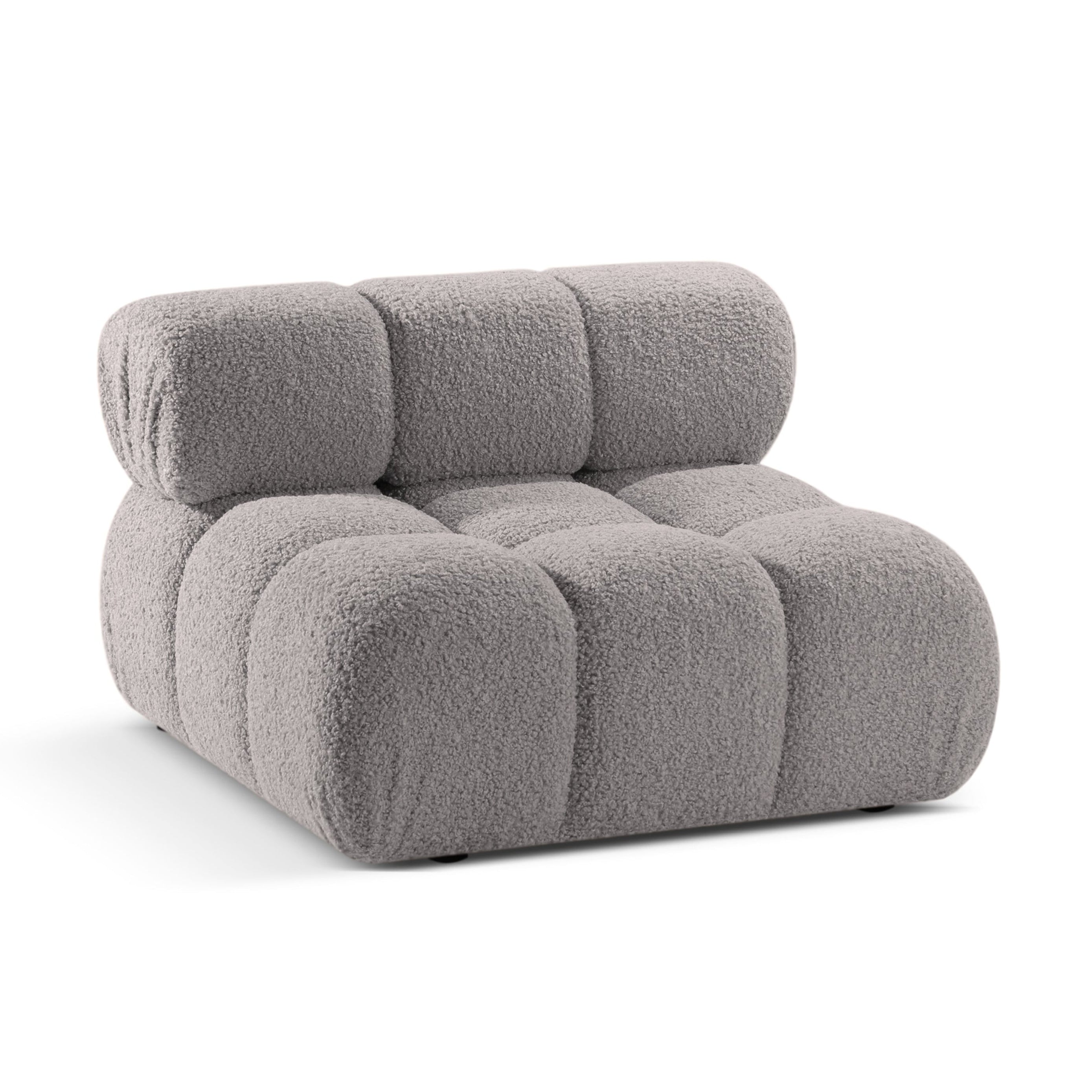 Sessel / Modul BELLIS in grauem Boucle