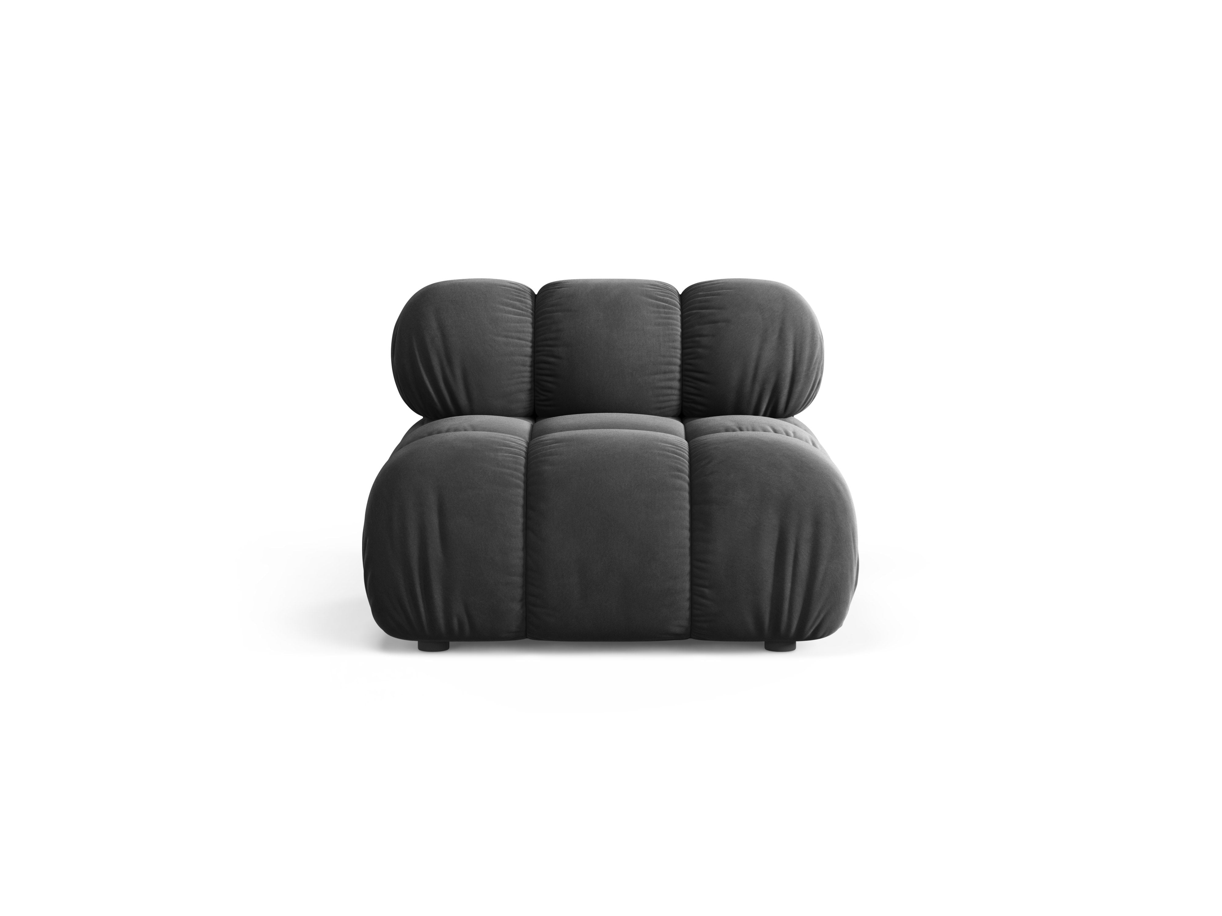Sessel / Modul BELLIS dunkelgrau Samt