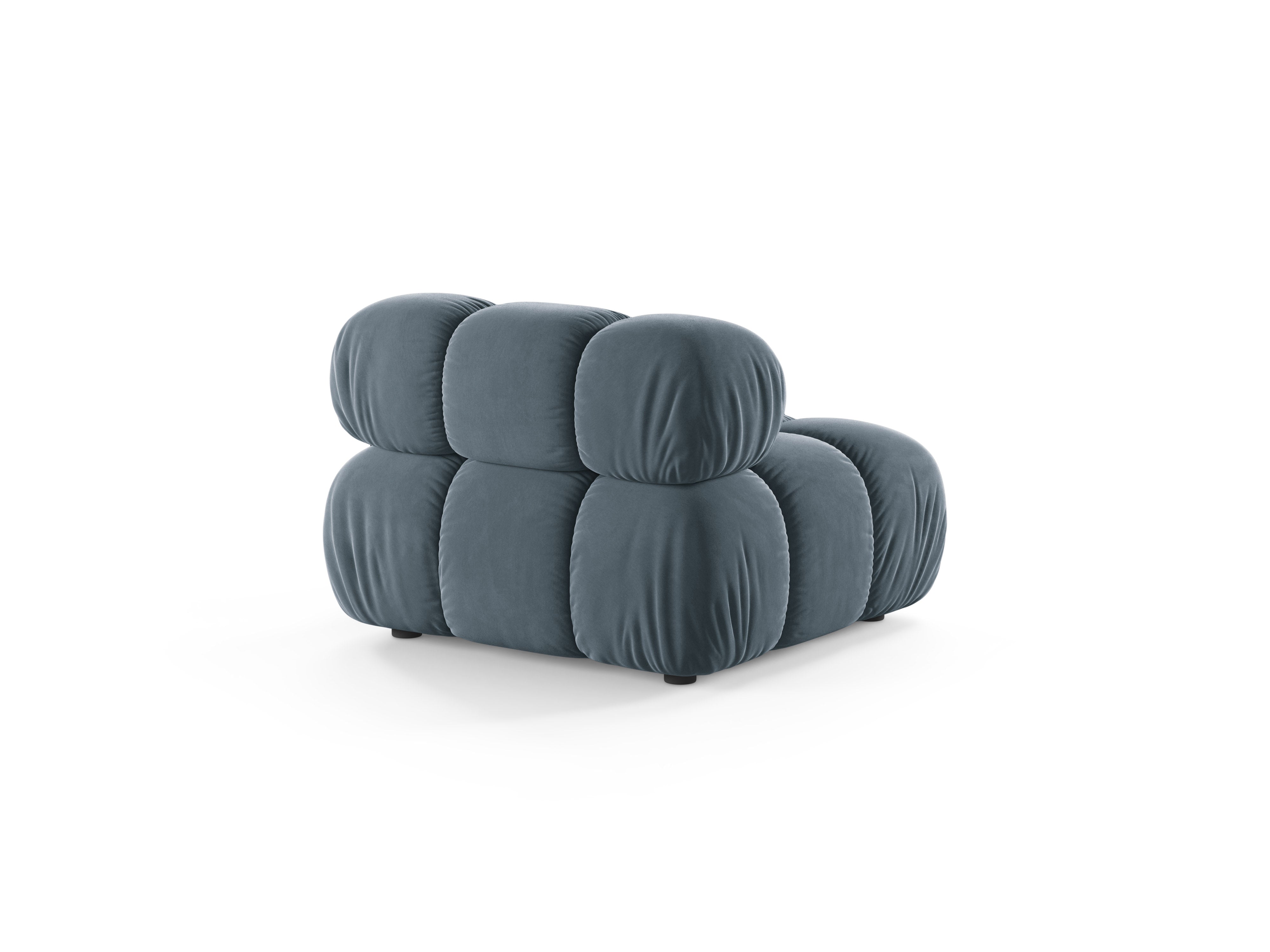 Sessel / Samtmodul BELLIS blau