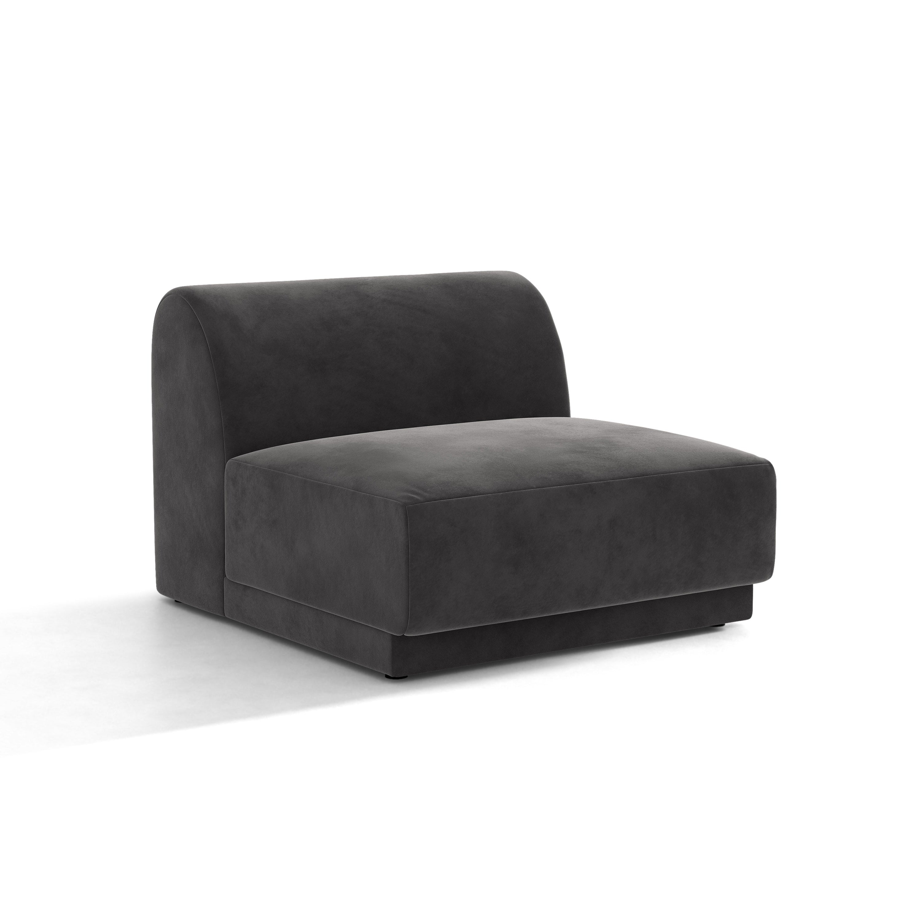 Sessel / Samtmodul MILEY grau