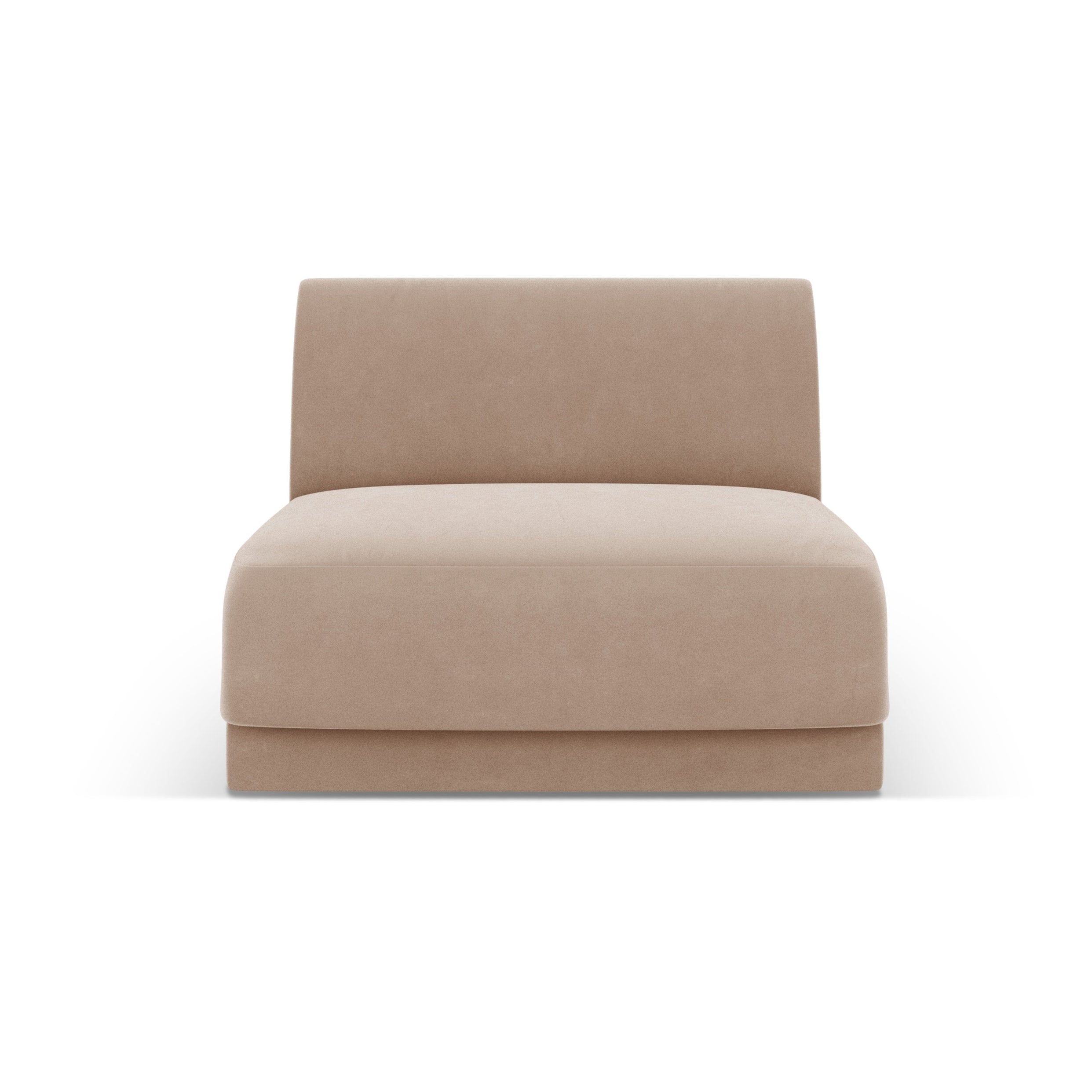 Armchair / velvet module MILEY cappuccino