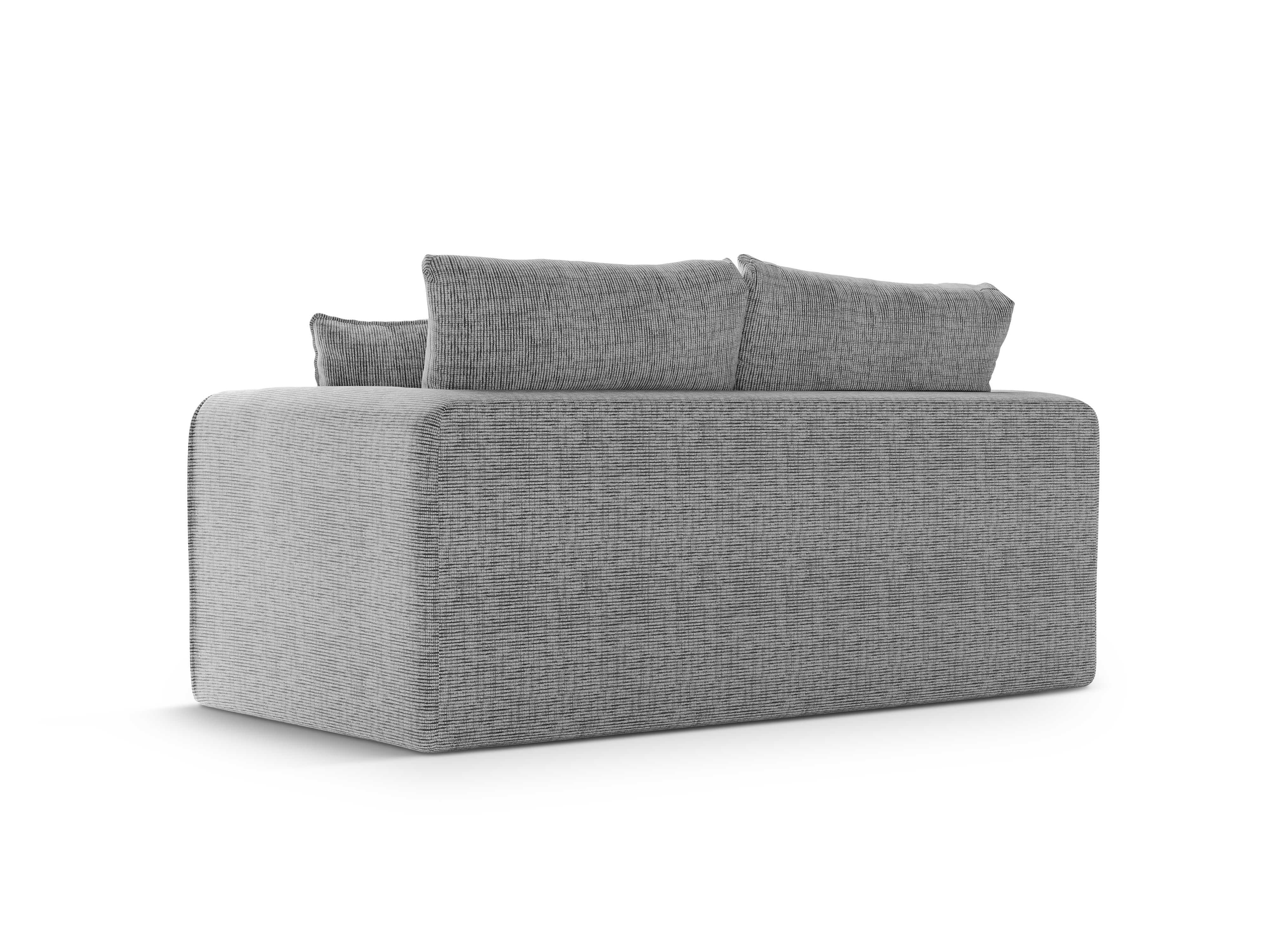 Sofa 2-Sitzer mit Schlaffunktion LIDO warmes graues Melange