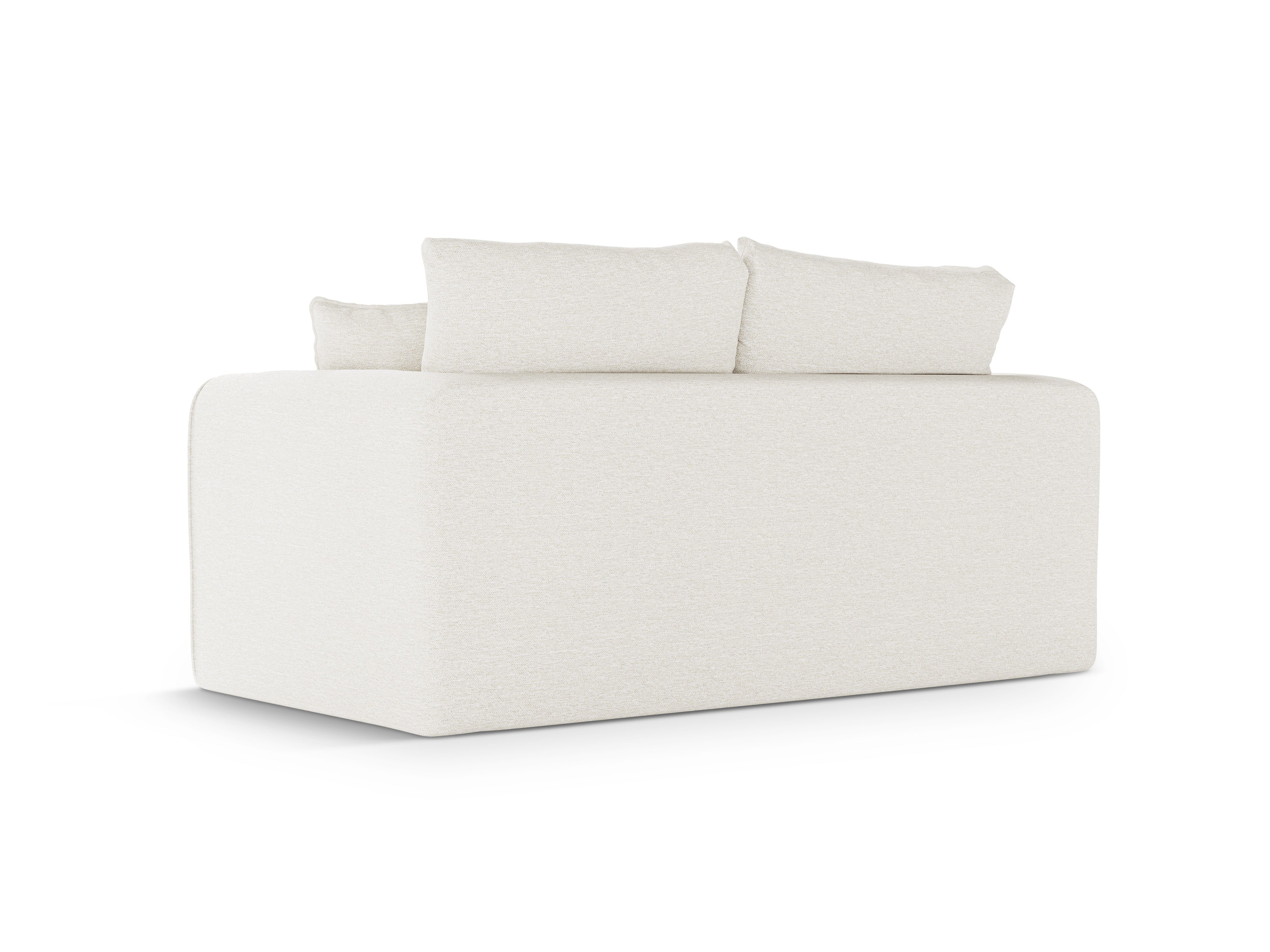 Sofa 2-Sitzer mit Schlaffunktion LIDO Elfenbein