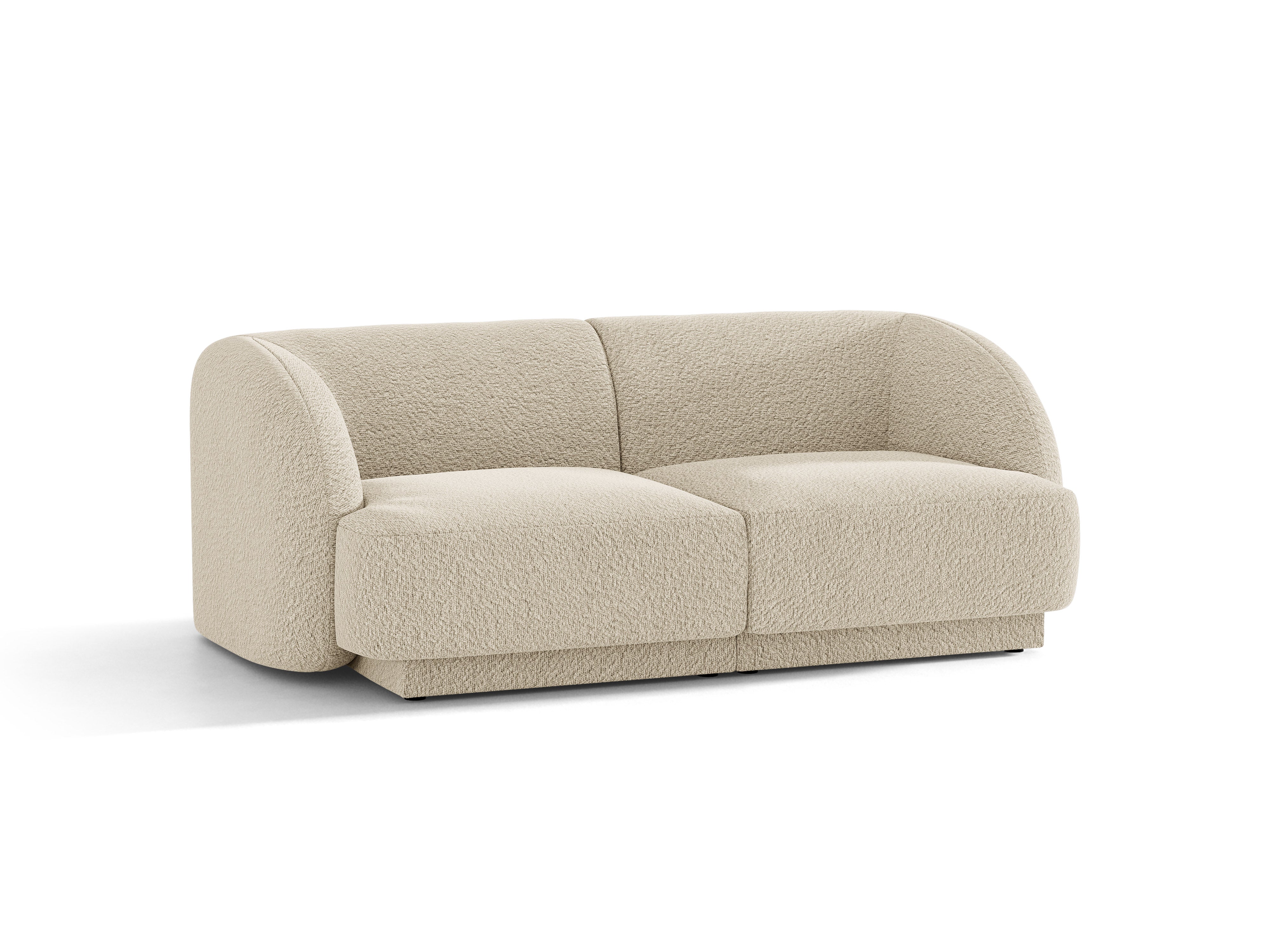 Sofa 2-sitzig MILEY beige Boucle