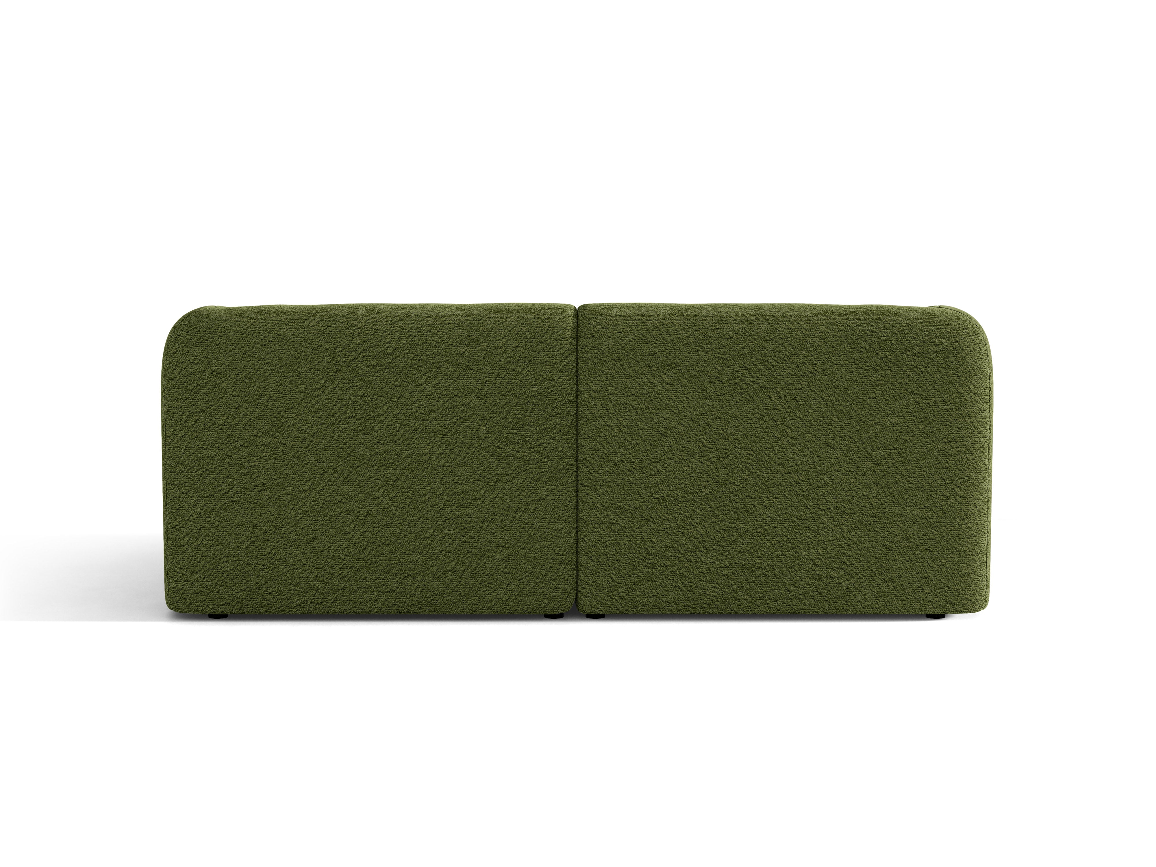Sofa 2-sitzig MILEY grün Boucle