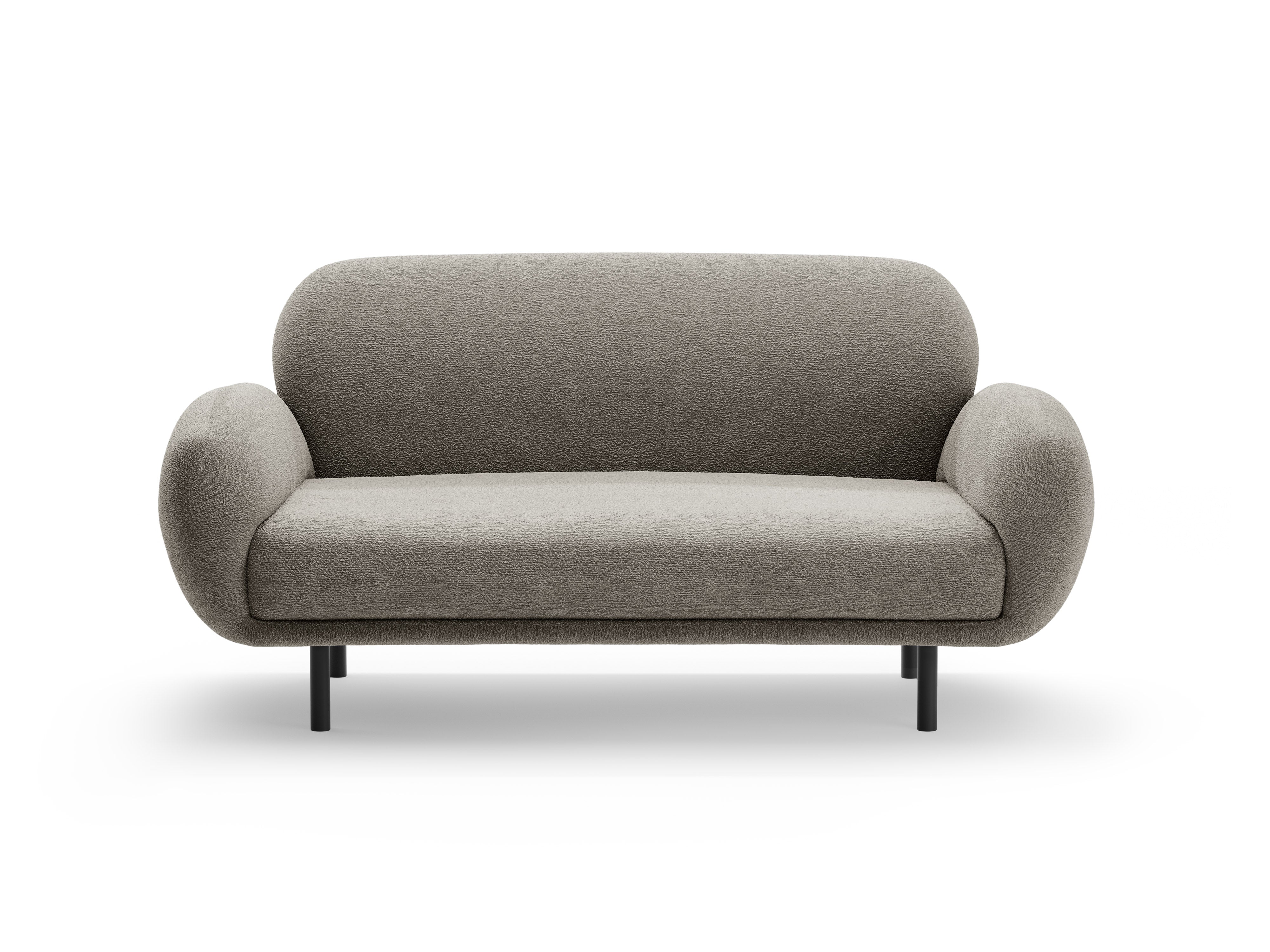 Sofa 2-sitzig POPPY graues Boucle