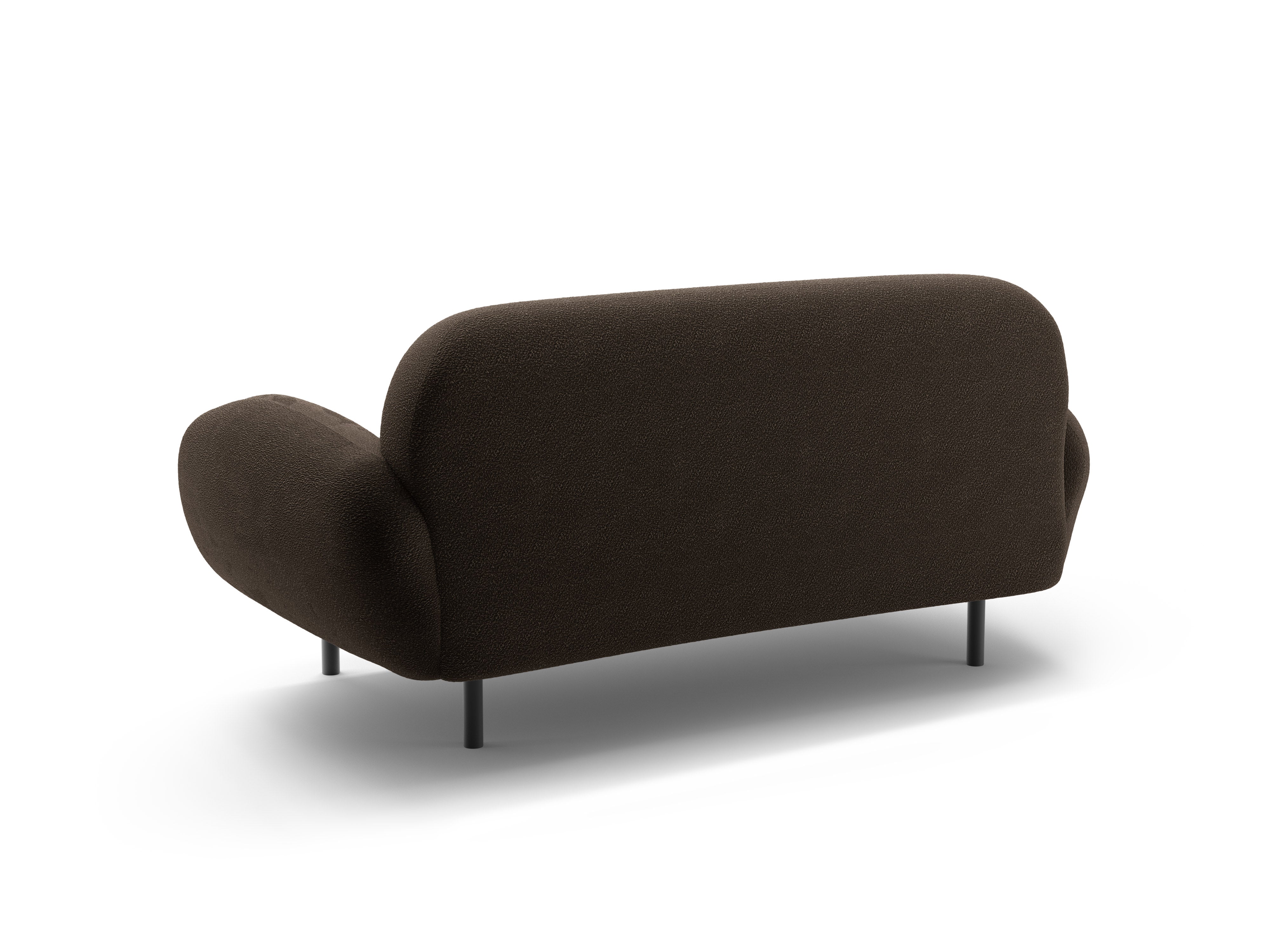 Sofa 2-Sitzer POPPY braun Boucle