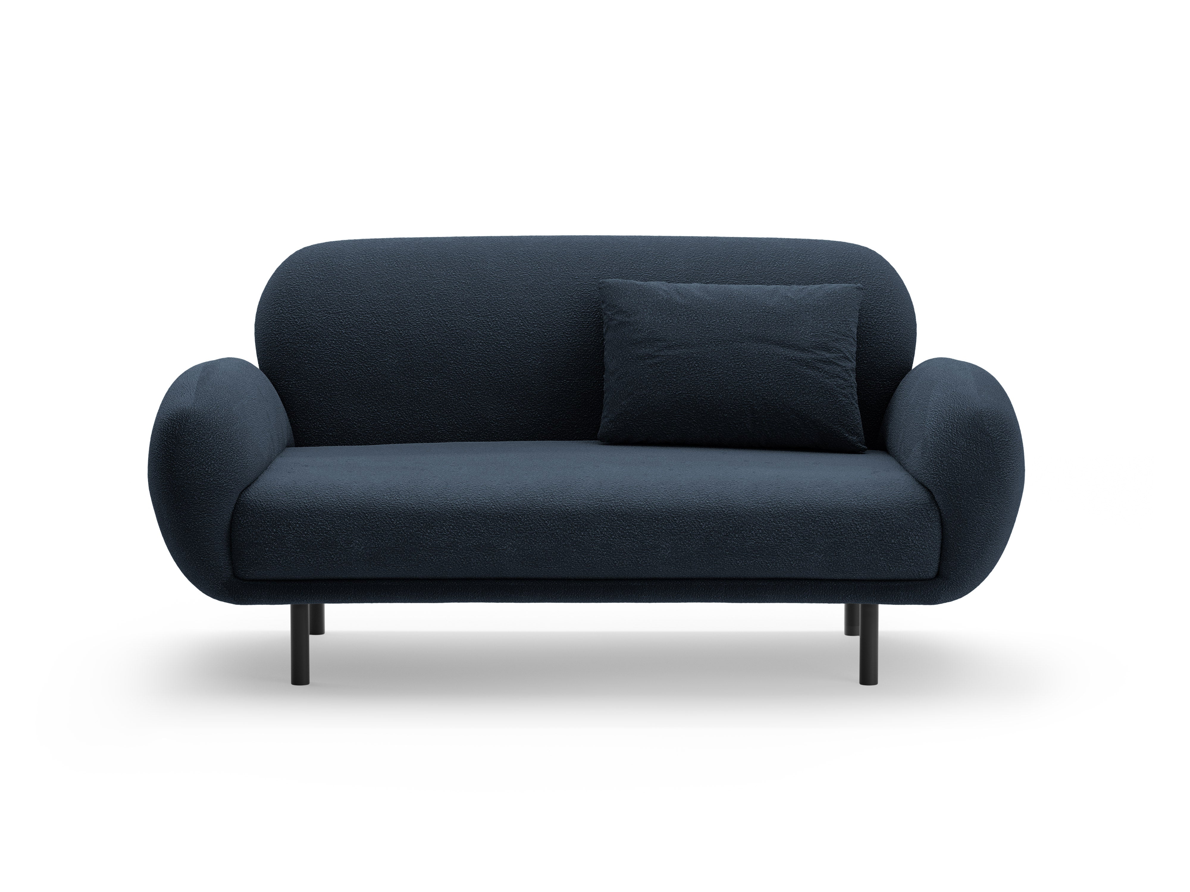 2-seater Sofa POPPY navy boucle