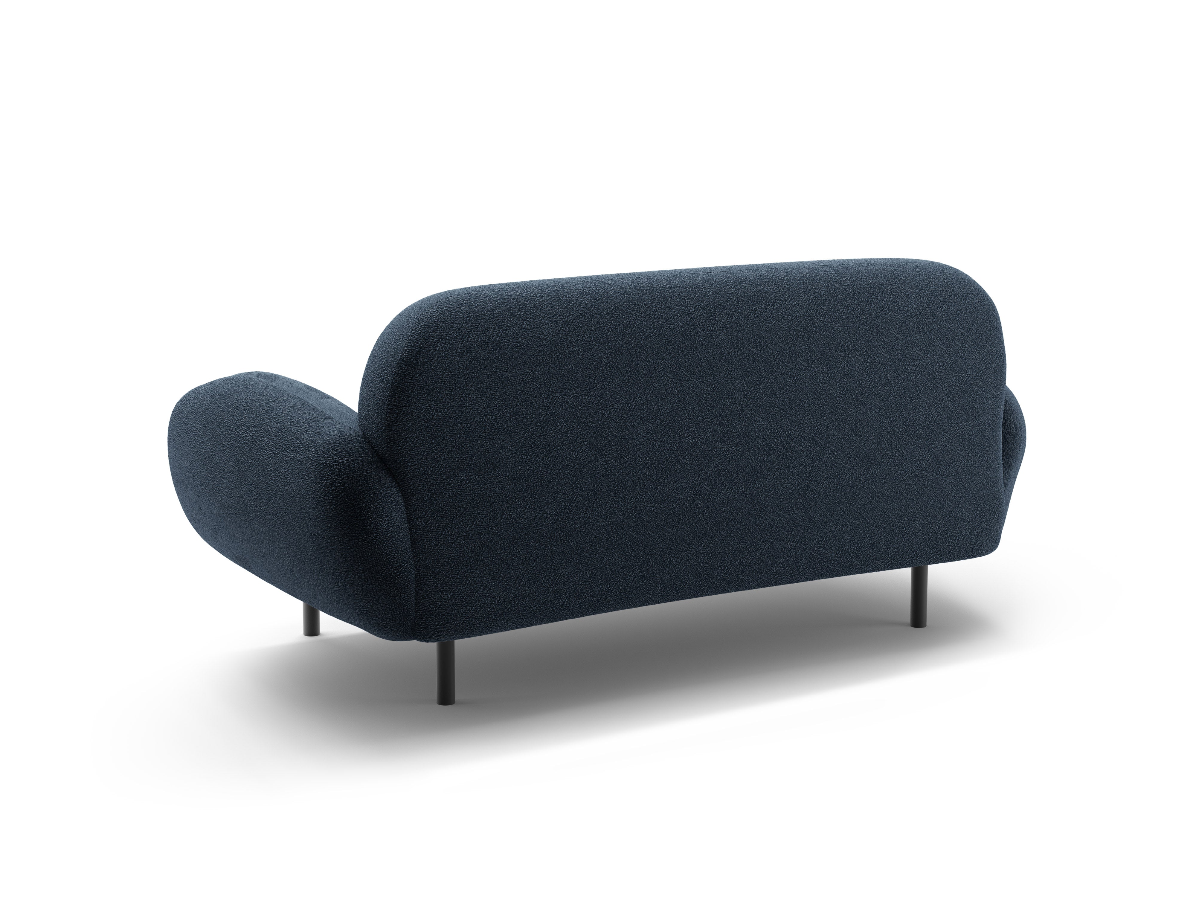 2-seater Sofa POPPY navy boucle
