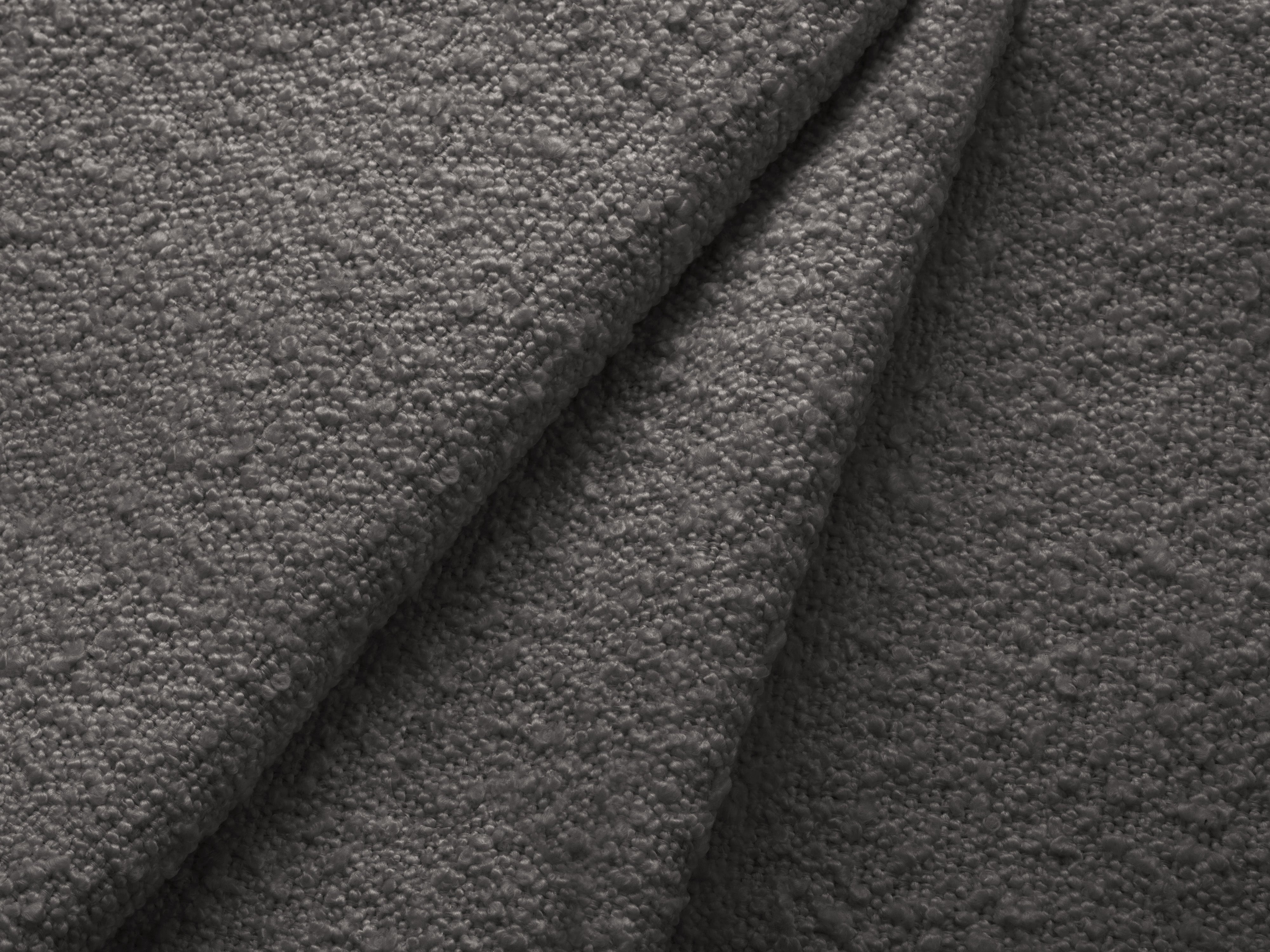 Sofa 2-Sitzer POPPY dunkelgrau Boucle