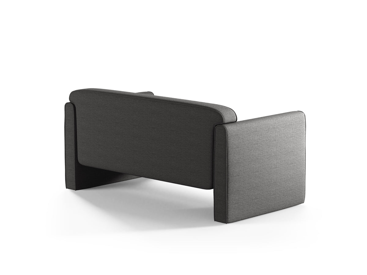 Zweisitzer-Sofa ABBY grau