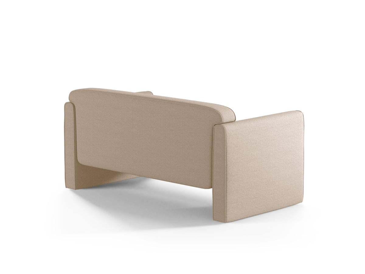 Zweisitzer-Sofa ABBY sandfarben
