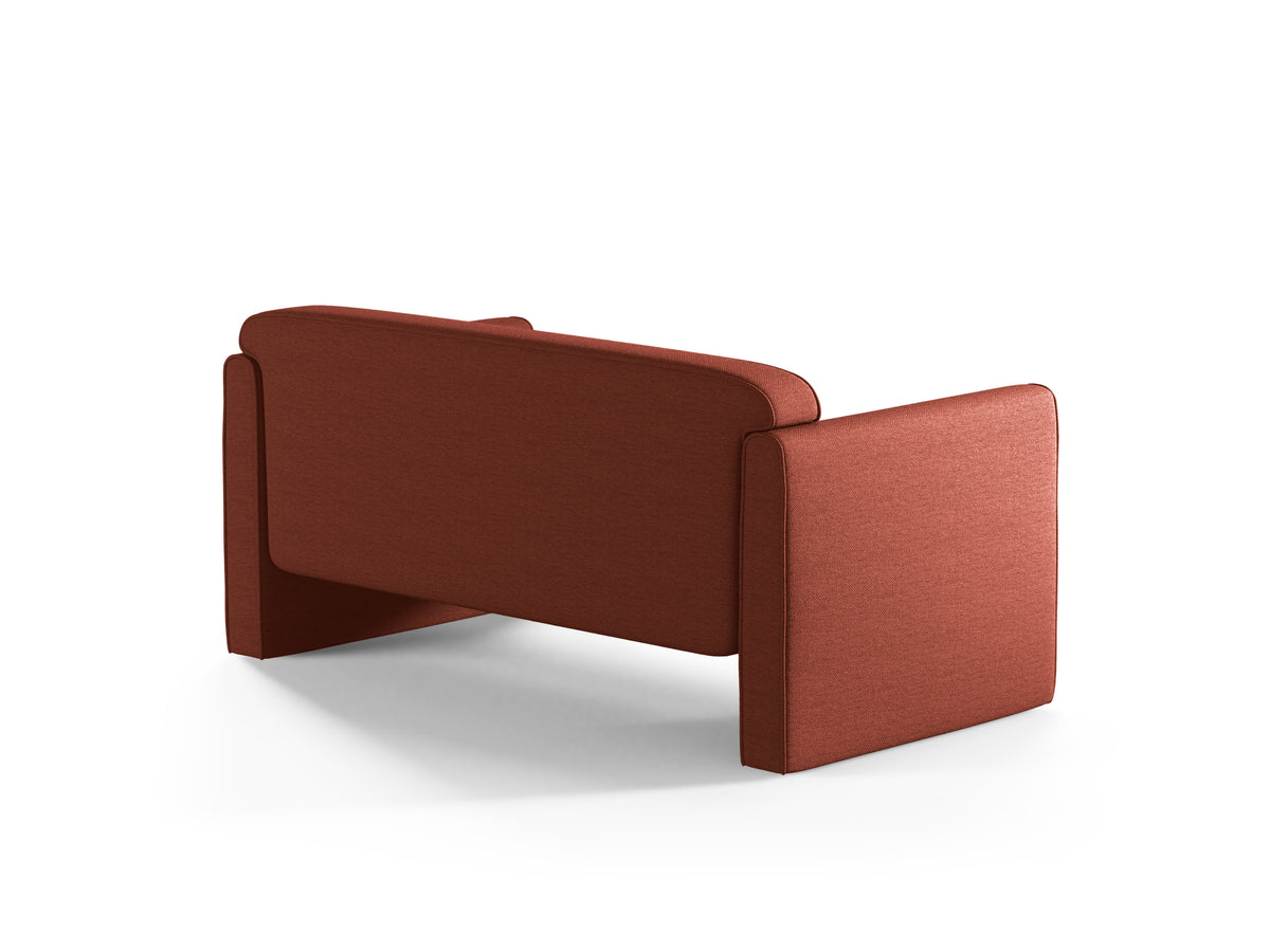 Zweisitzer-Sofa ABBY terrakotta
