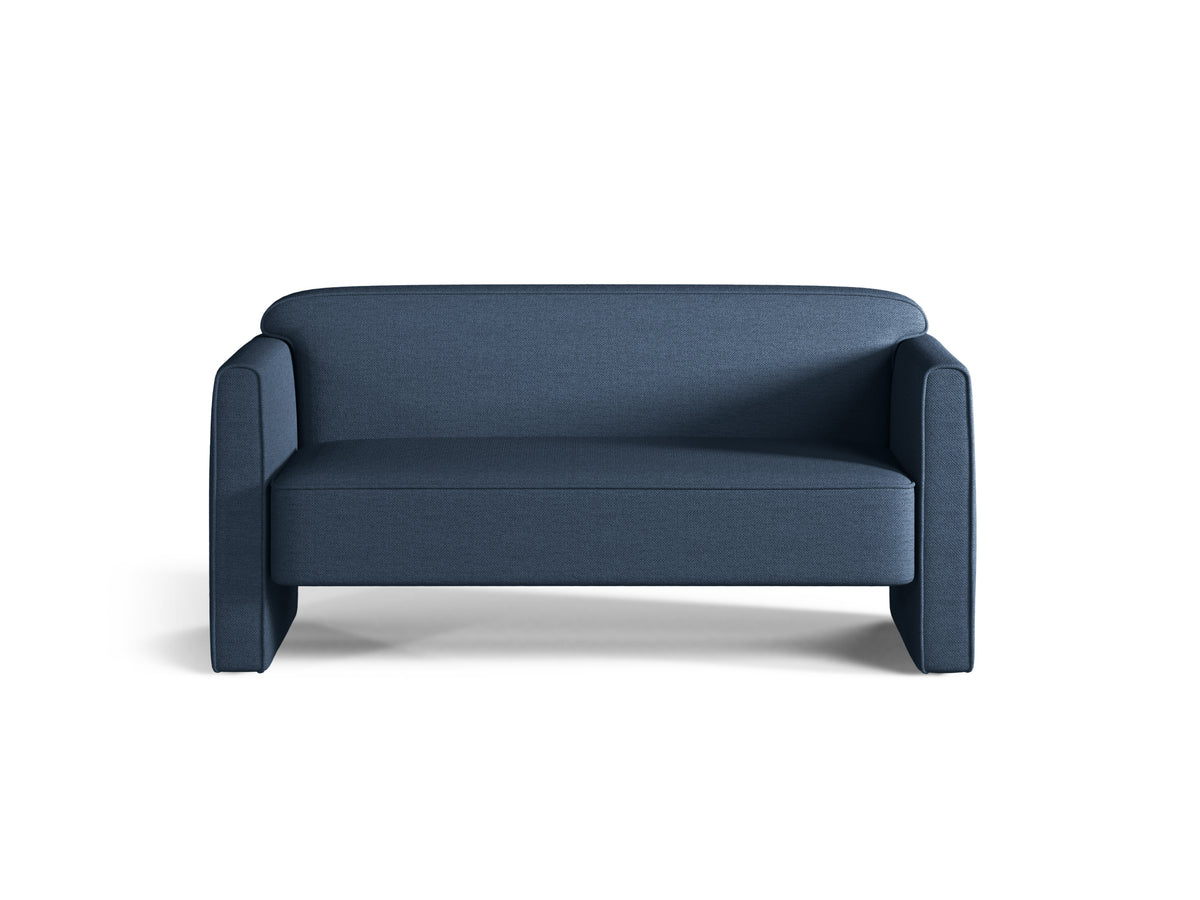 Zweisitzer-Sofa ABBY blau