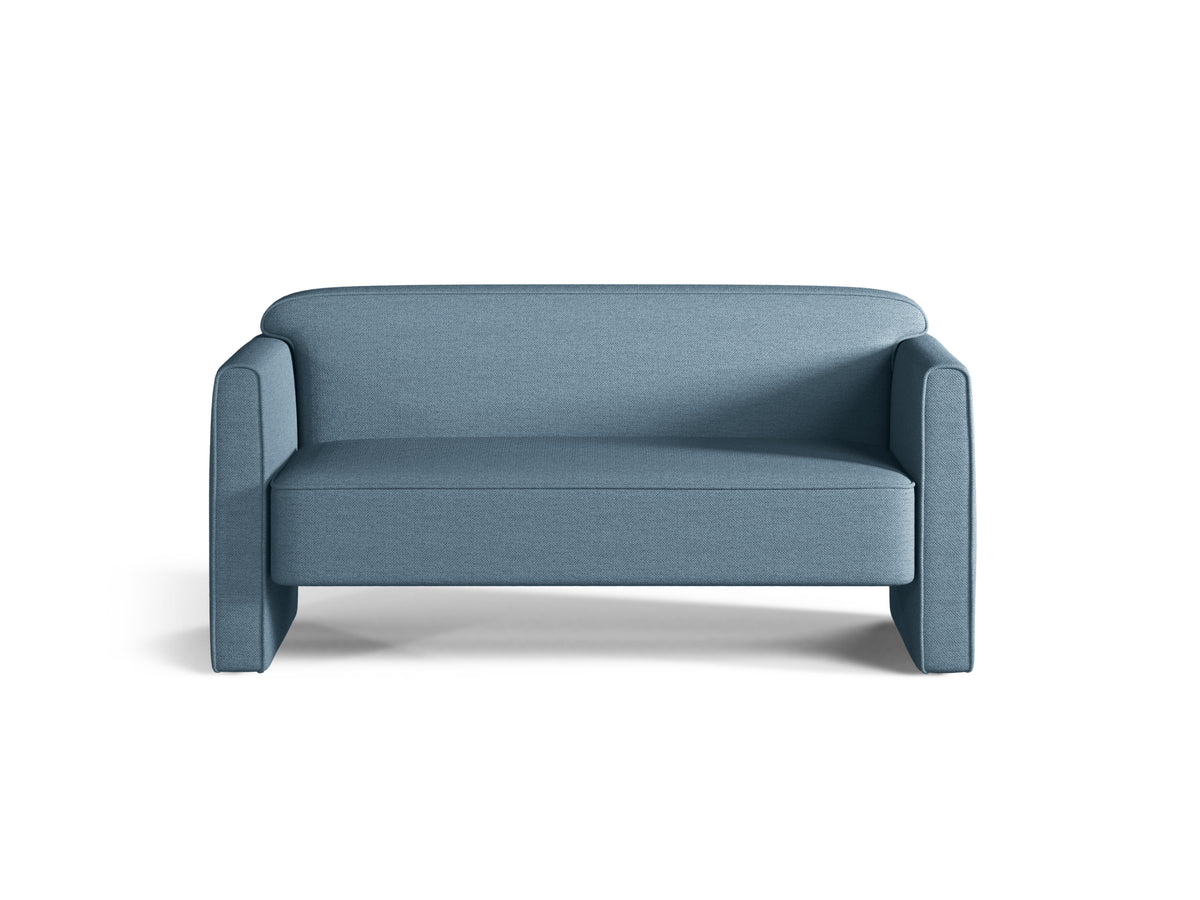 Zweisitzer-Sofa ABBY in jeansblau