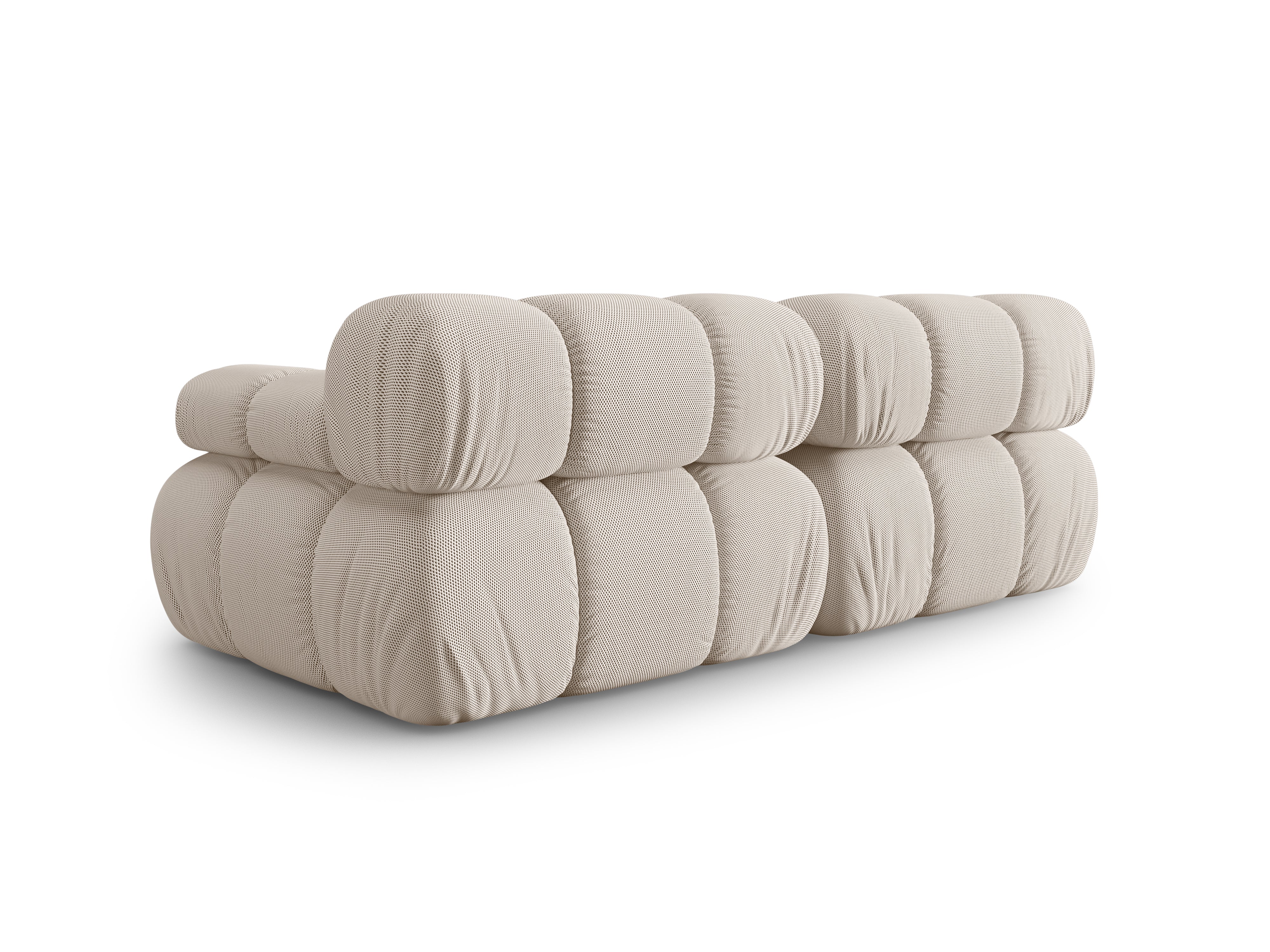 Modulares 2-Sitzer Sofa BELLIS in beigem 3D-Stoff