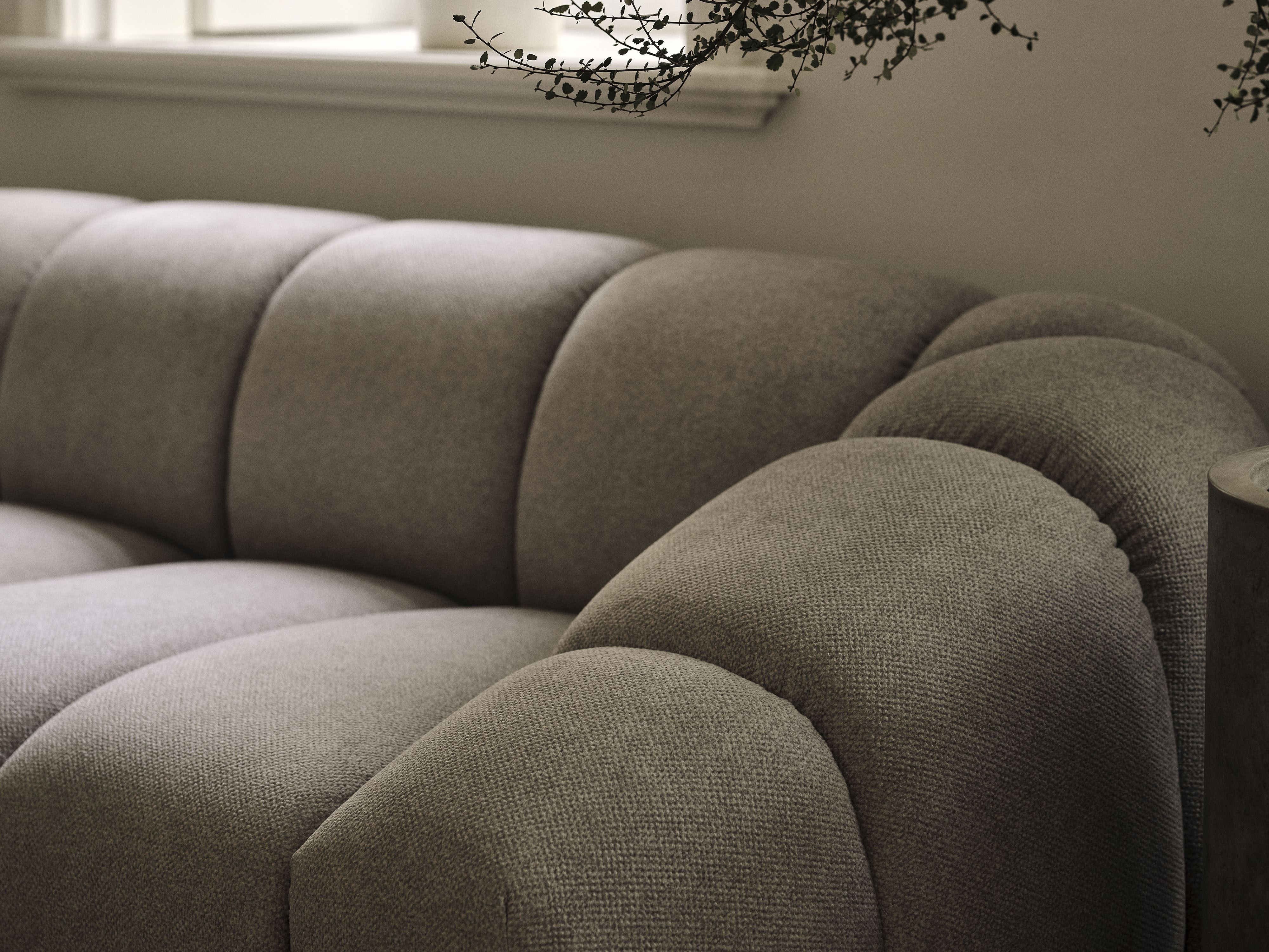 Velvet Left Corner Sofa, "Diana", 4 Seats, Green, 334x182x72
Made in Europe