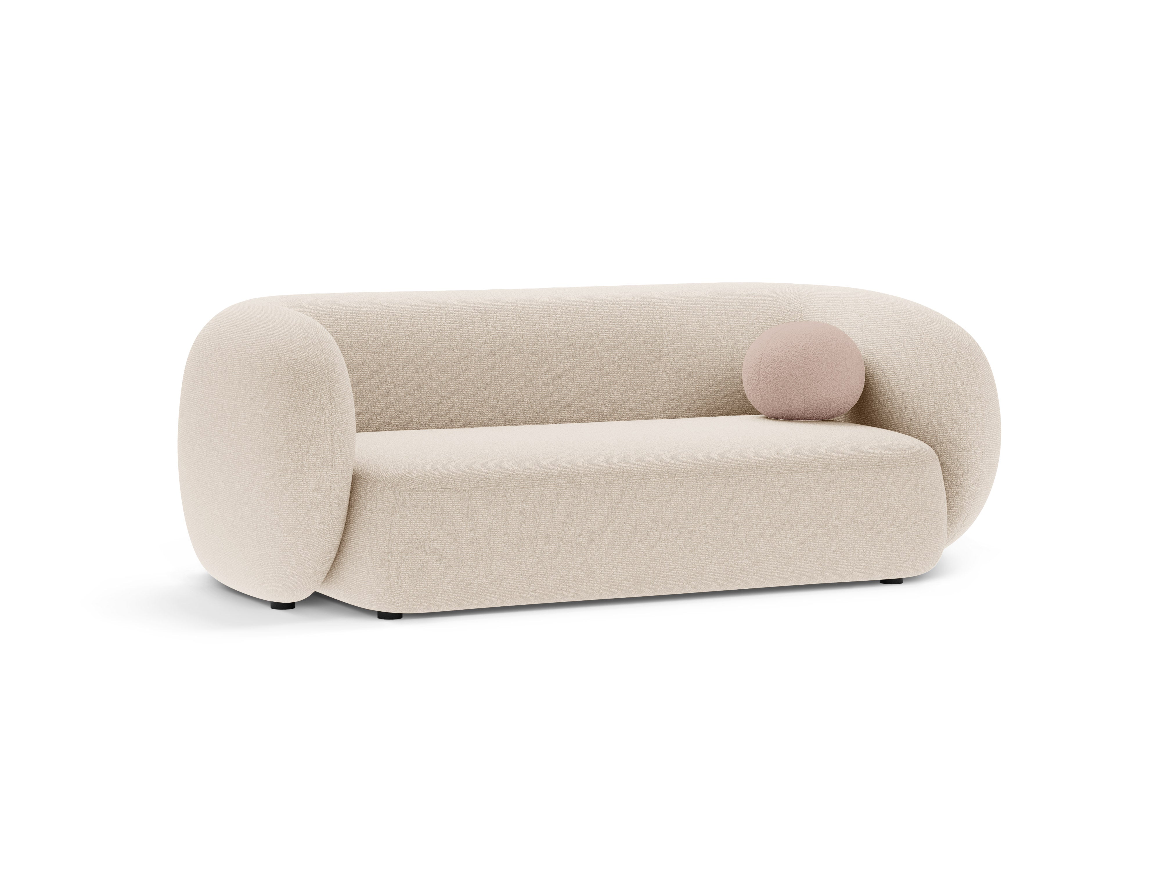 2-seater Sofa KATE light beige mélange