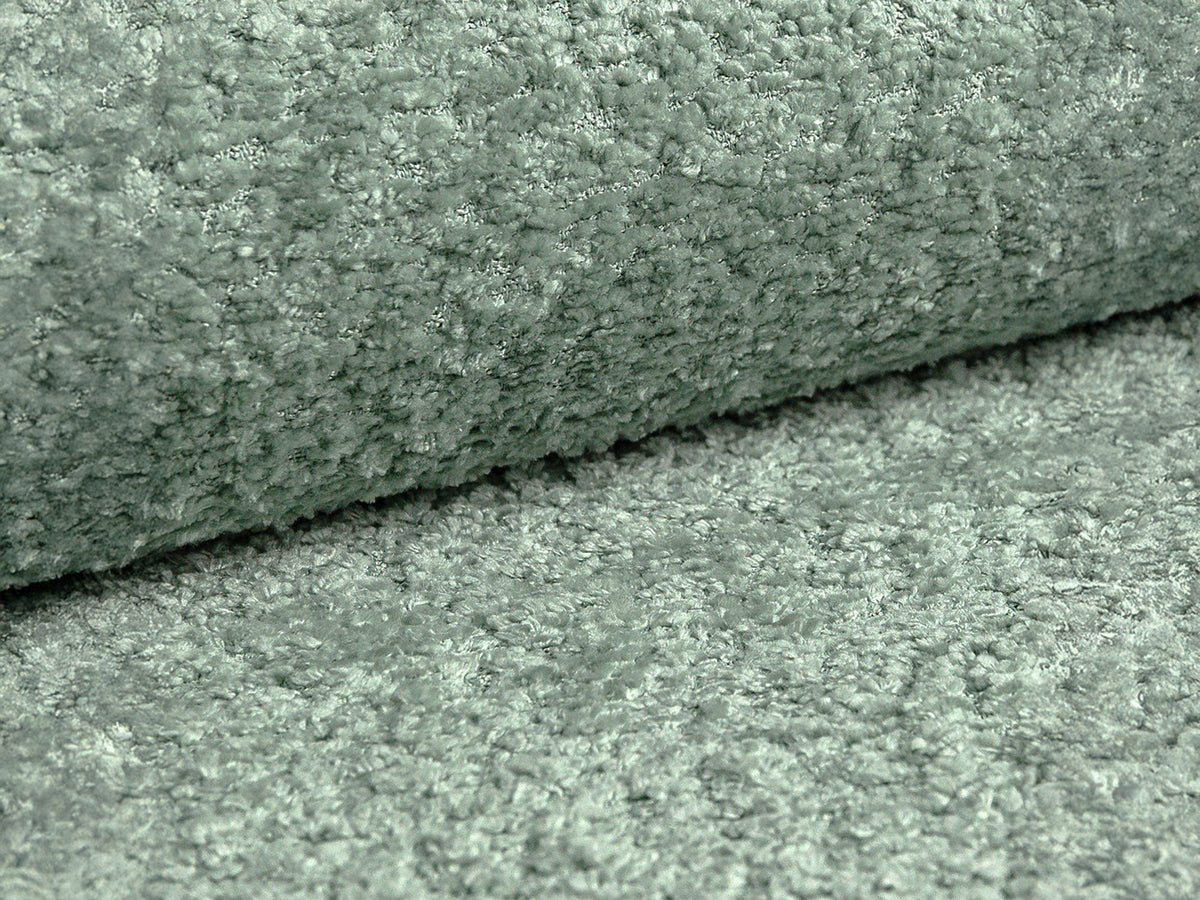 Sofa für 2 Personen ABBY in mintgrünem Boucle