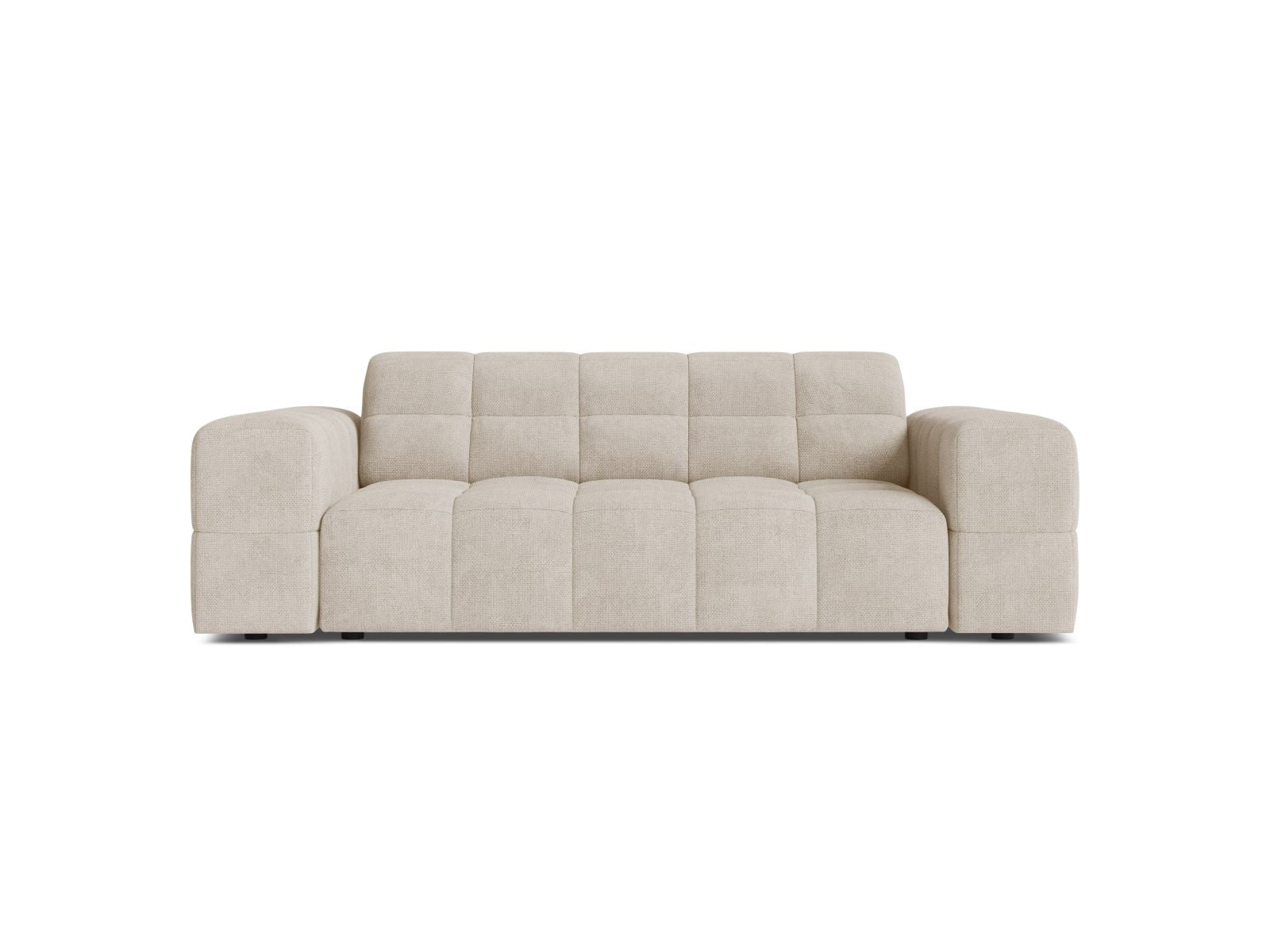 Sofa 2-osobowa JENNIFER jasnobeżowy szenil – Micadoni