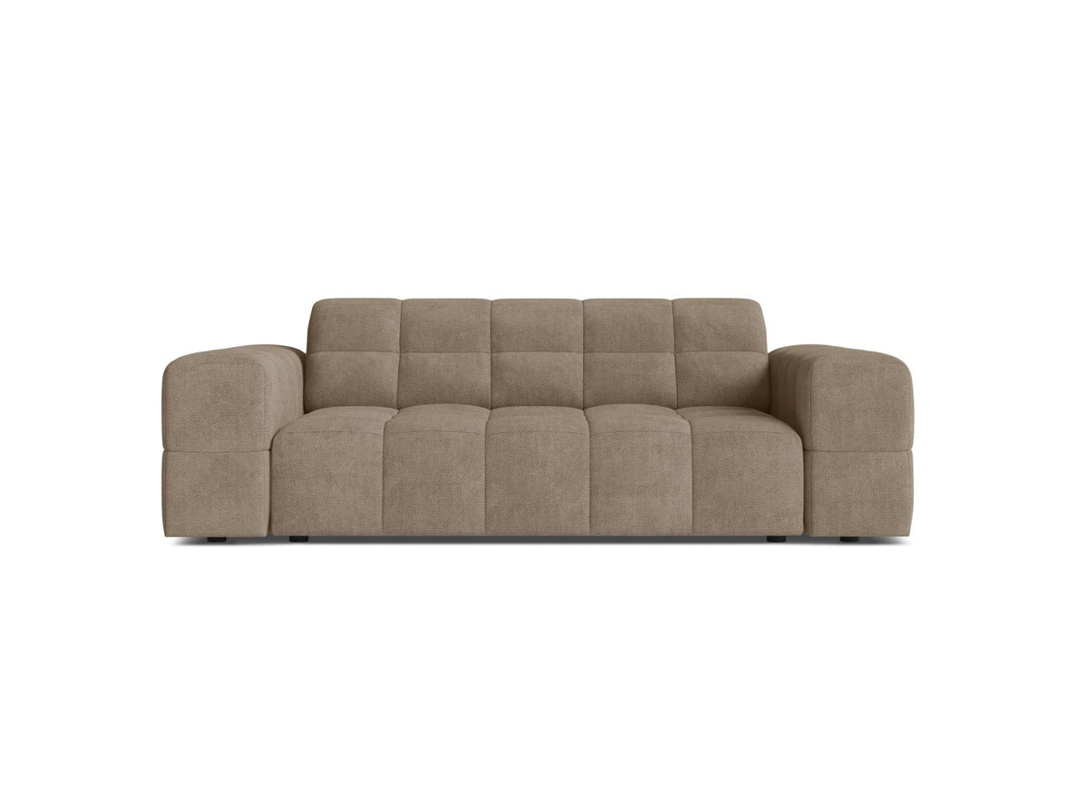 Sofa 2-osobowa JENNIFER ciemnobeżowy szenil – Micadoni