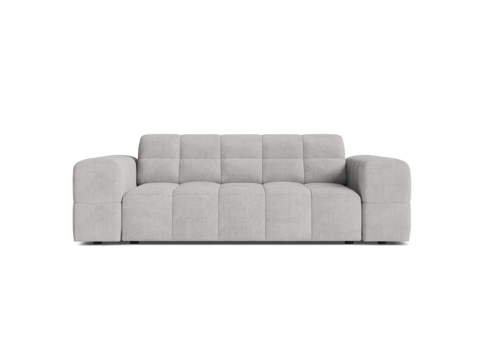 Sofa 2-osobowa JENNIFER srebrny szenil – Micadoni