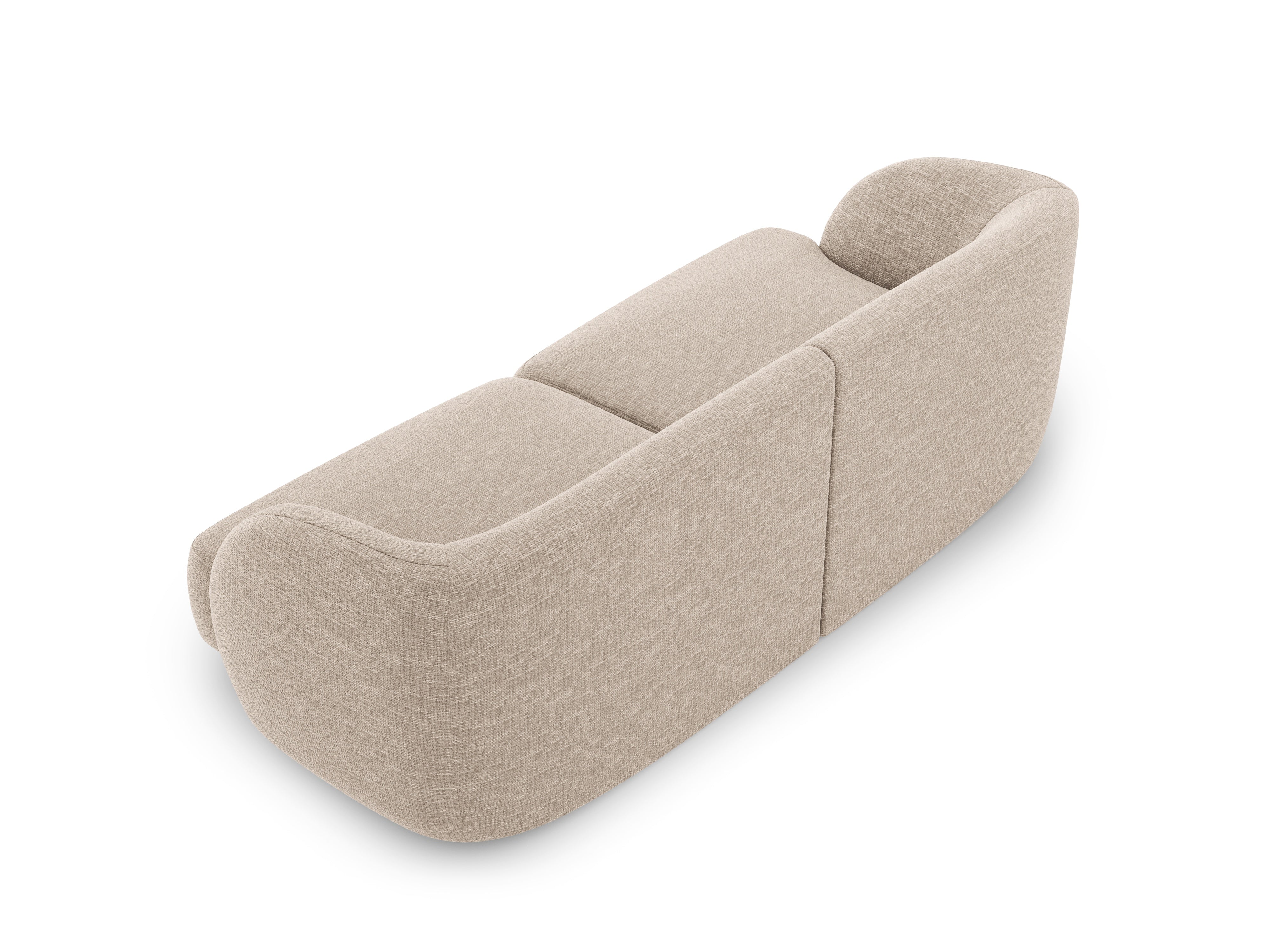 2-seater Sofa MILEY beige chenille