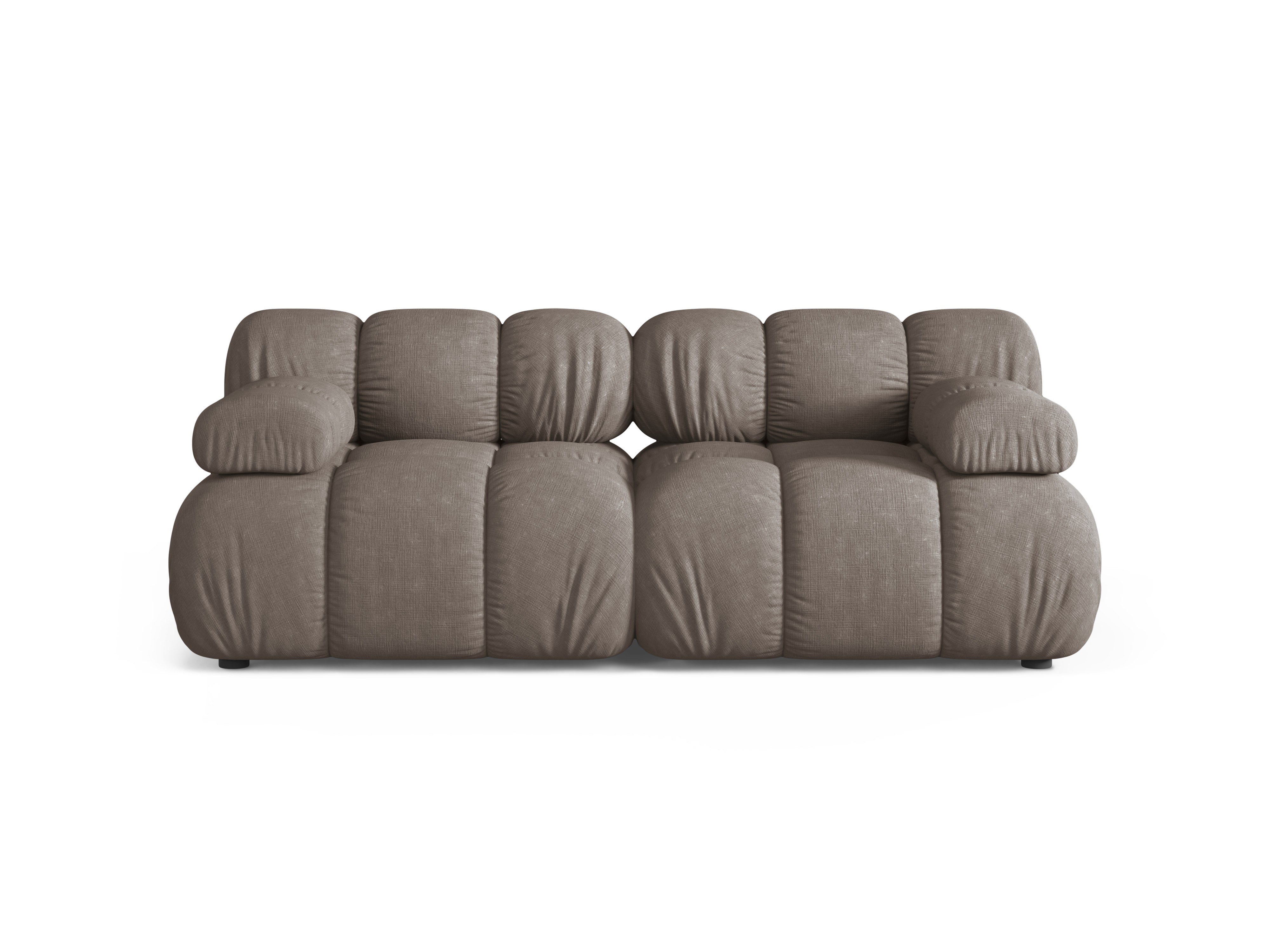 Modulares 2-Sitzer Sofa BELLIS in Cappuccino