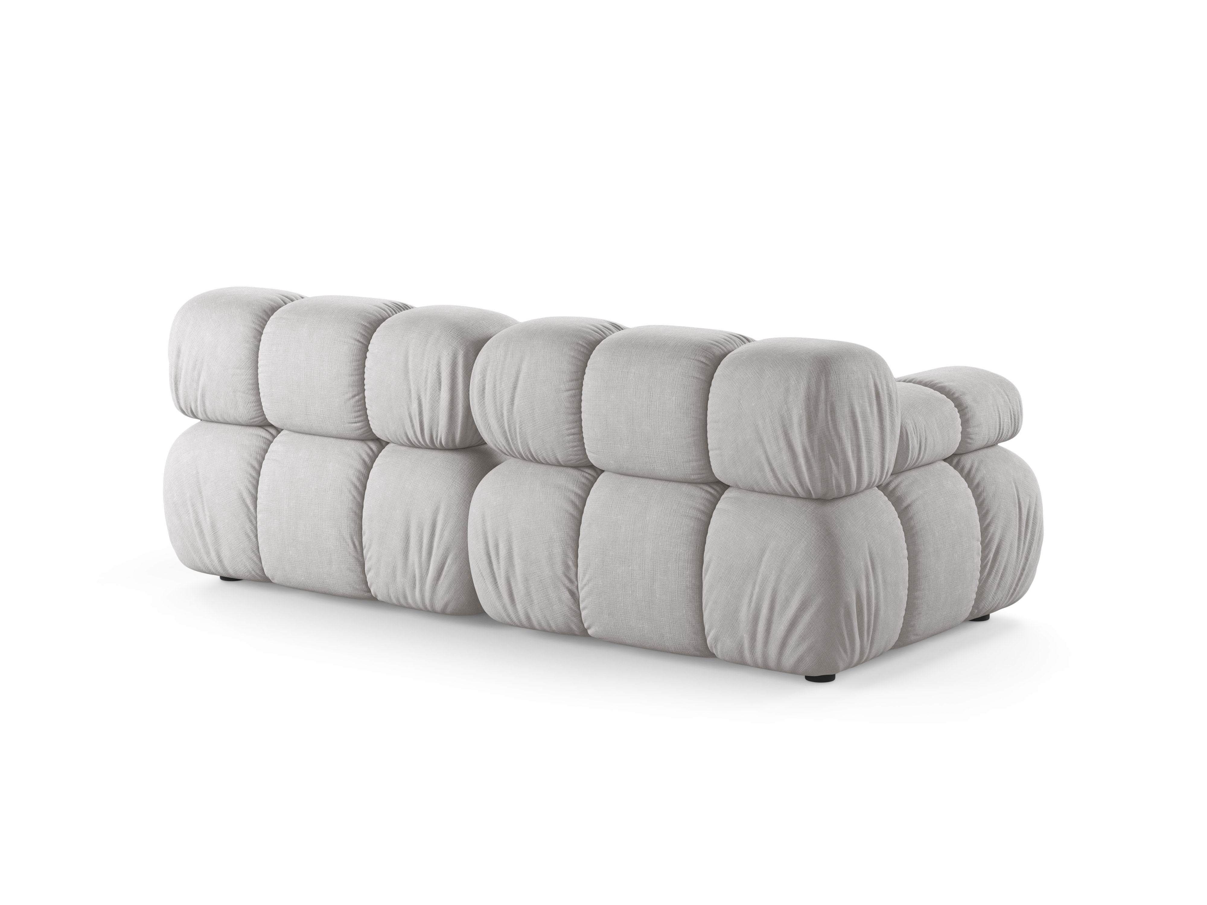 Modulares 2-Sitzer-Sofa BELLIS in Hellgrau