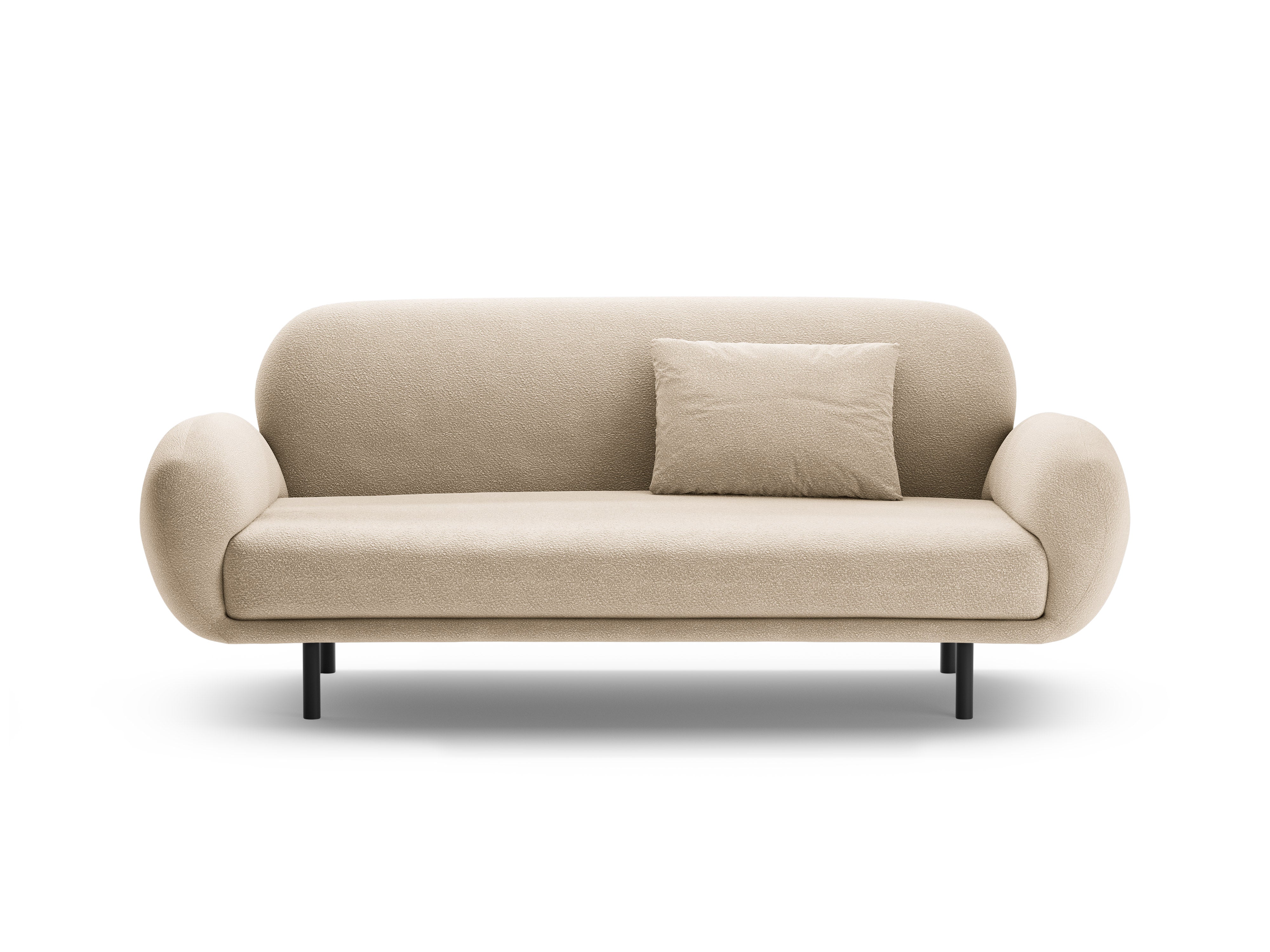 Sofa 2,5-sitzige POPPY beige Boucle