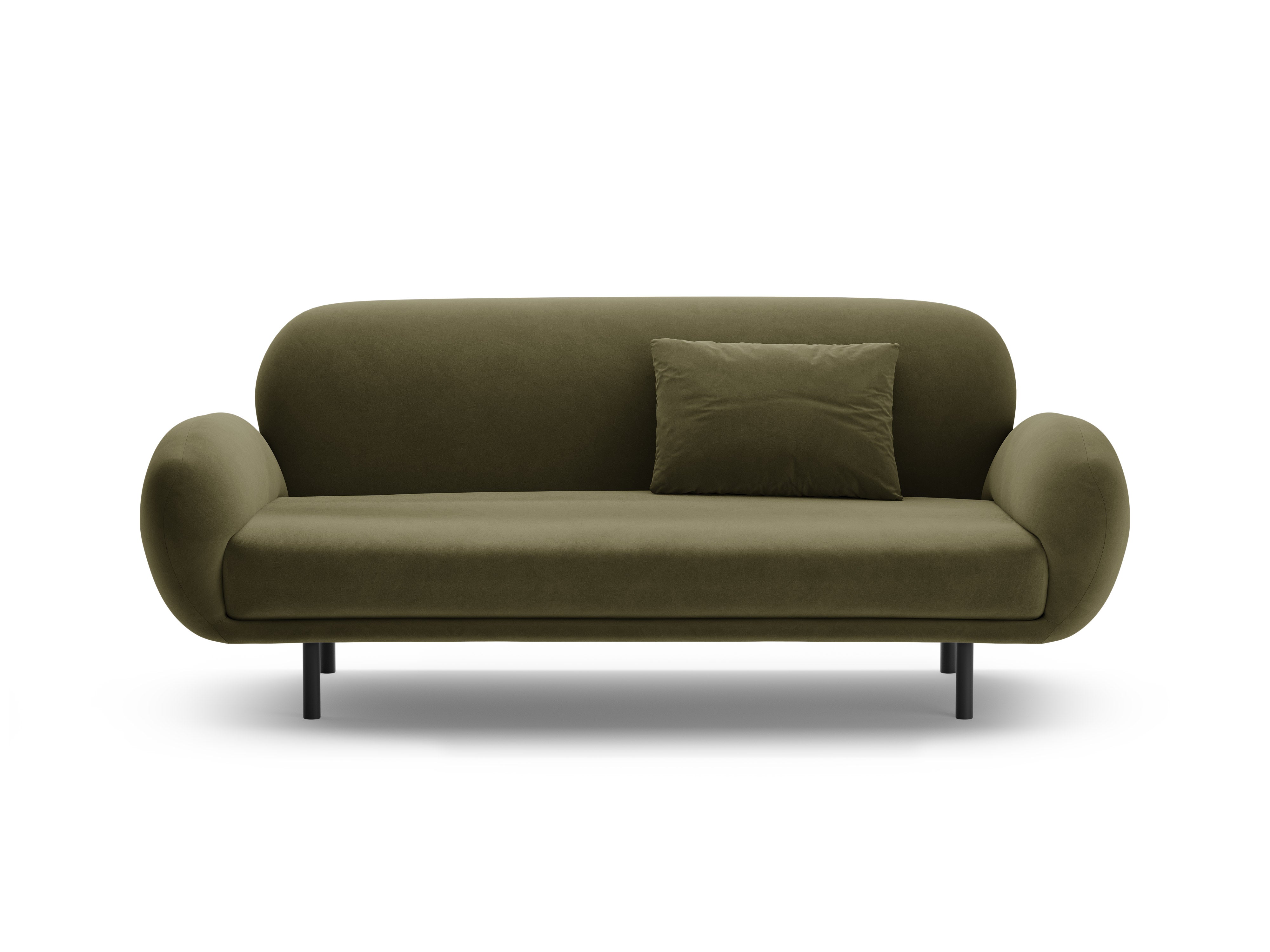 Velvet Cushion POPPY Green
