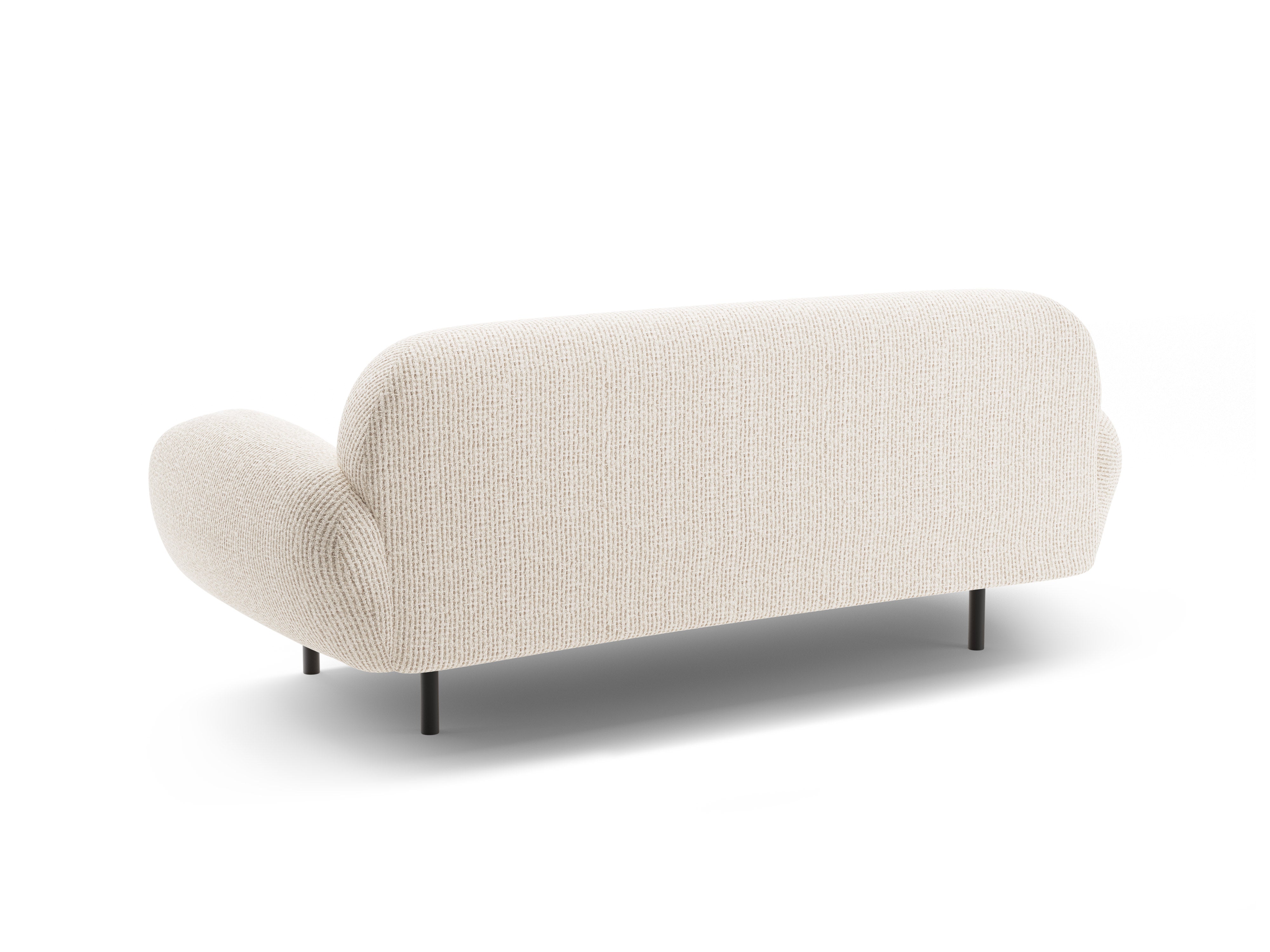 2.5-seater Sofa POPPY light beige chenille