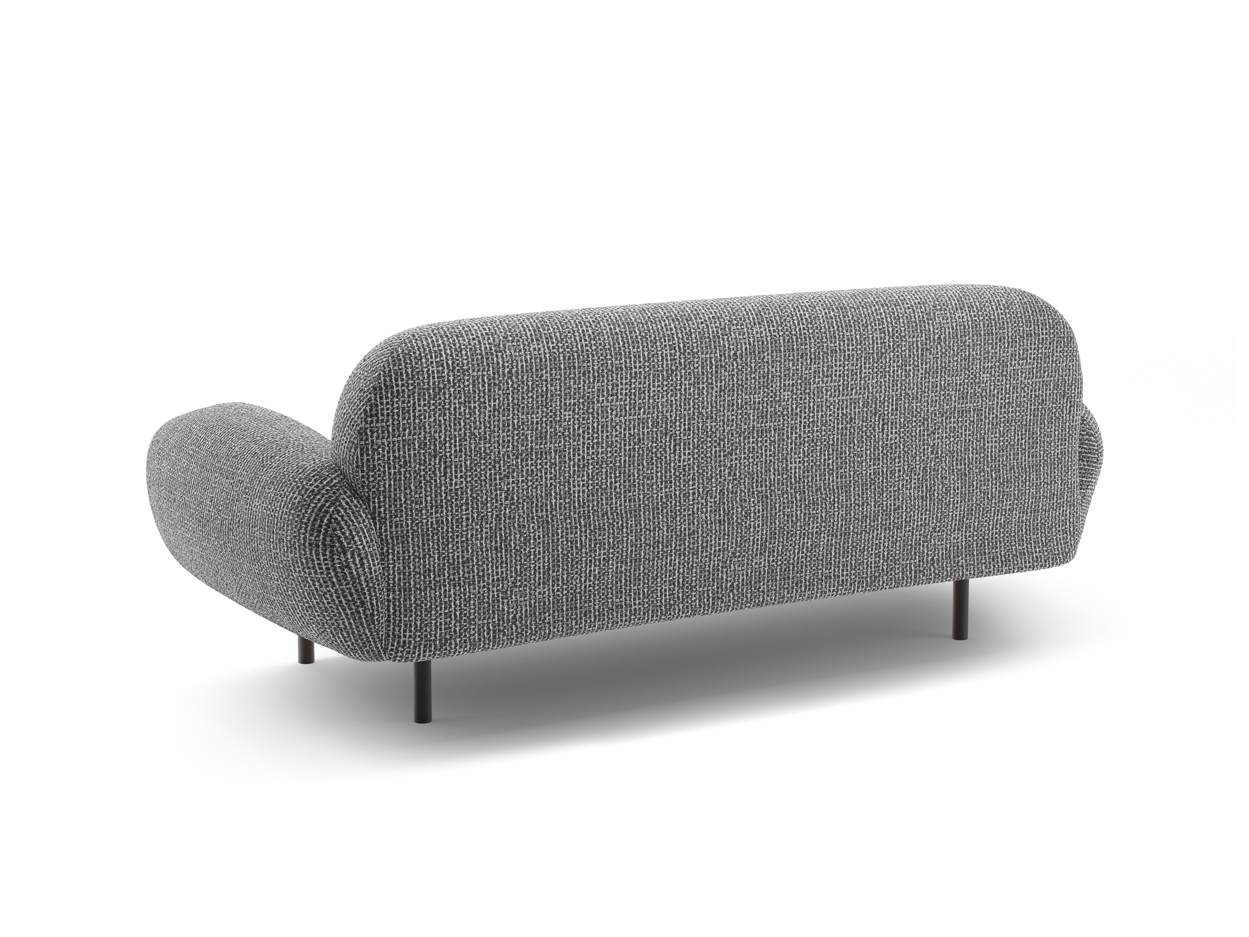 Sofa 2,5-sitzig POPPY dunkelgrau Chenille