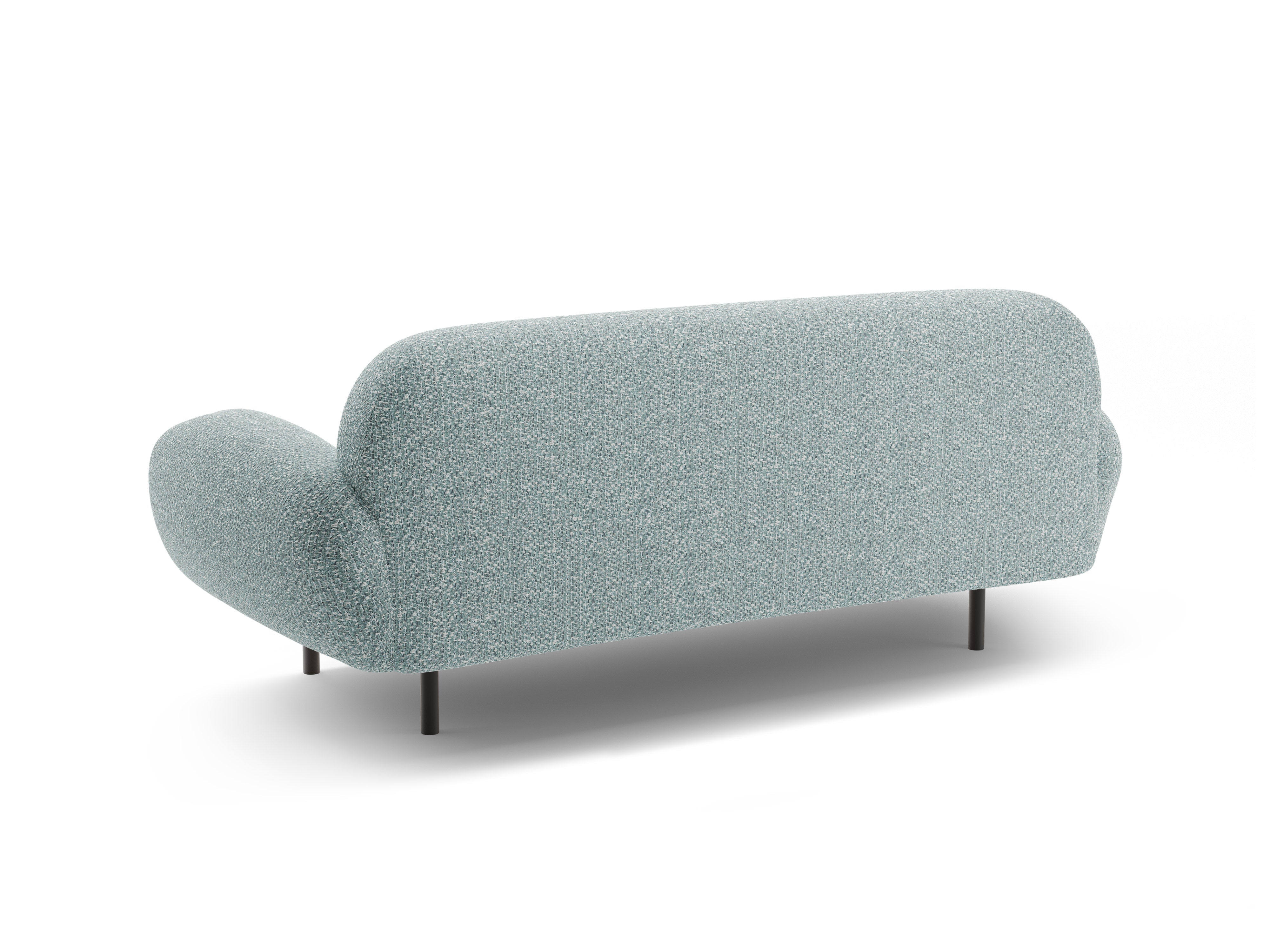 Sofa 2,5-sitzige POPPY gedämpftes Blau Chenille