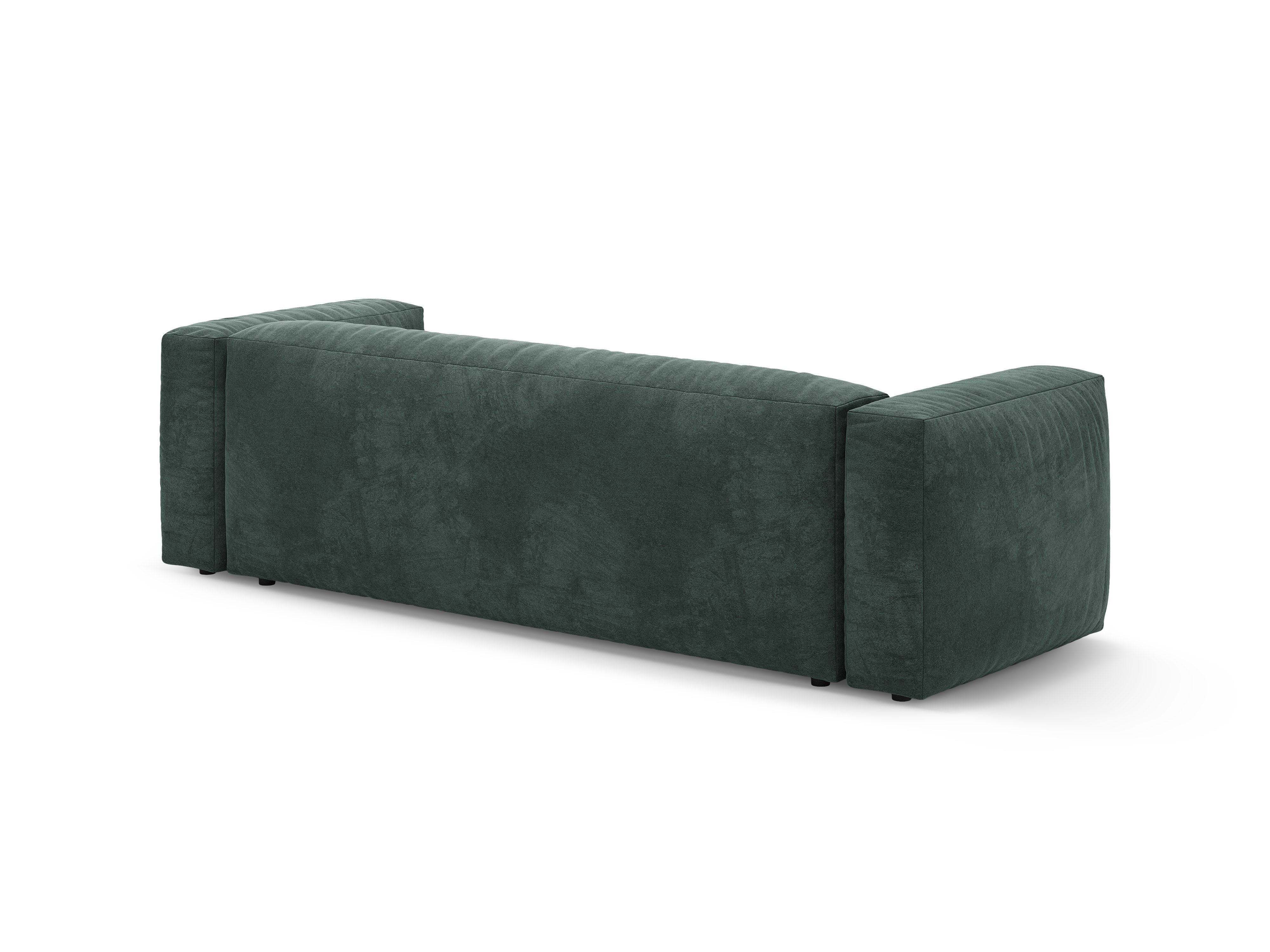 Sofa aus Samt für 3 Personen mit Schlaf-Funktion MARTINA petrol [Ewelina] [Amelia spr]