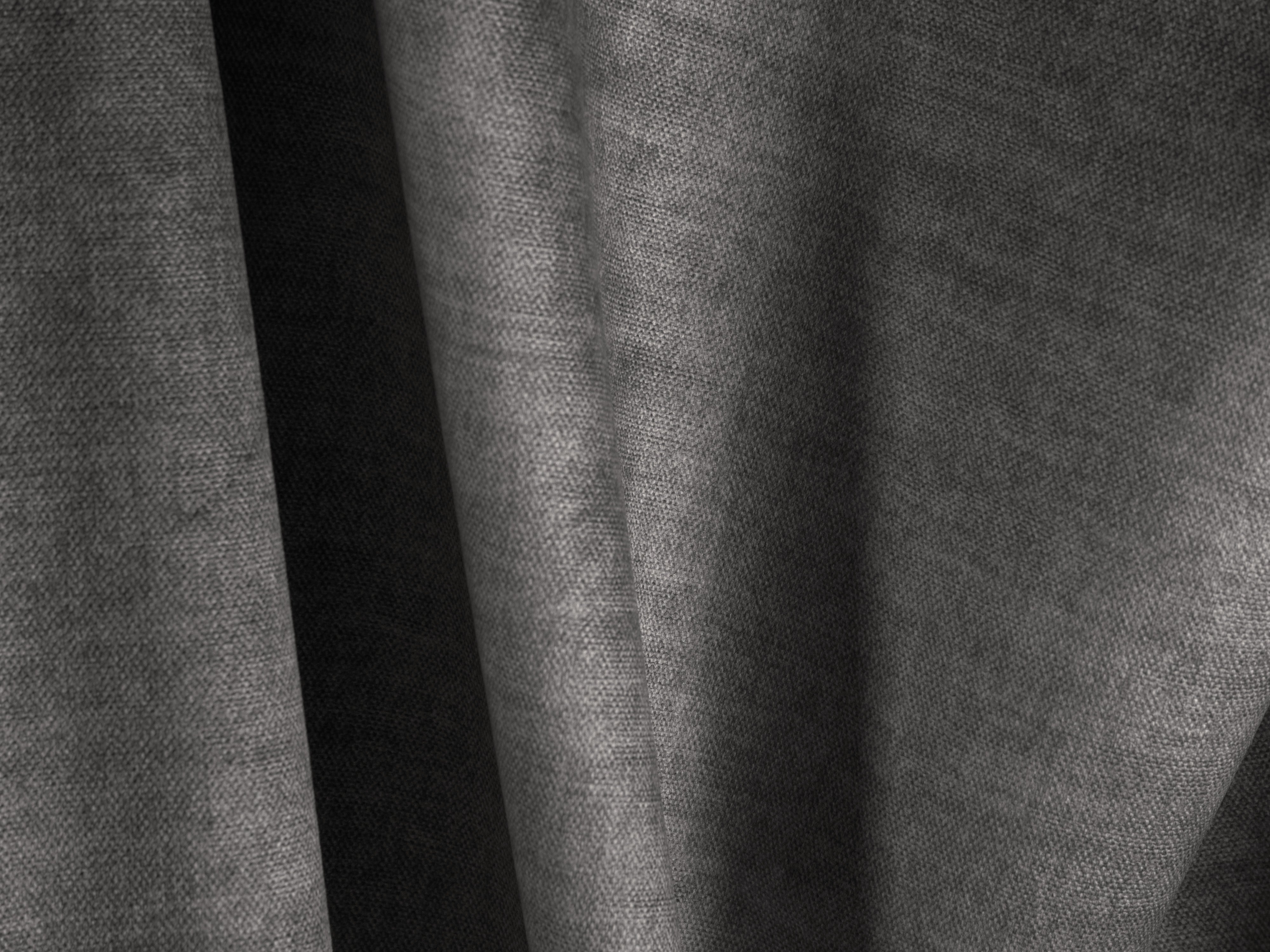 Sofa aus Samt für 3 Personen mit Schlaf-Funktion MARTINA grau [Ewelina] [Amelia spr]