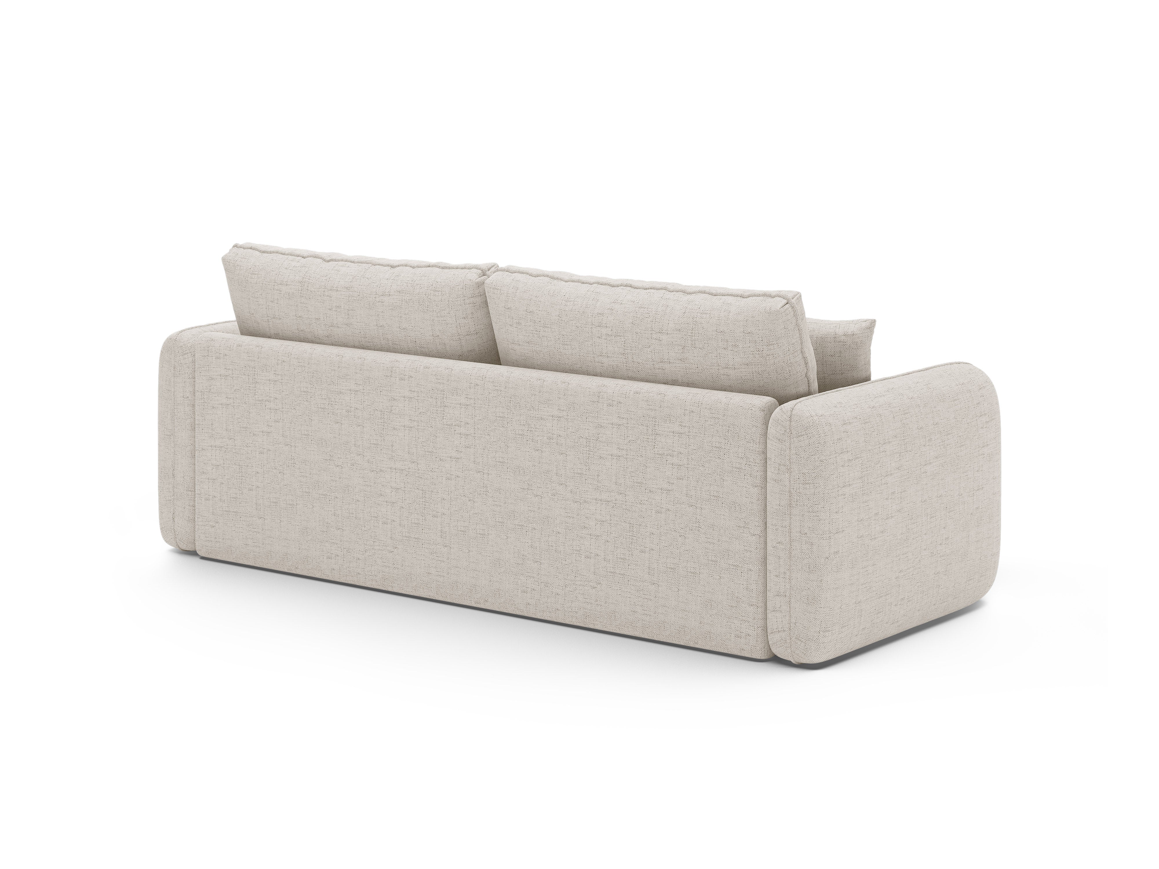 Sofa 3-sitzig mit Schlaffunktion DORMI hellbeige