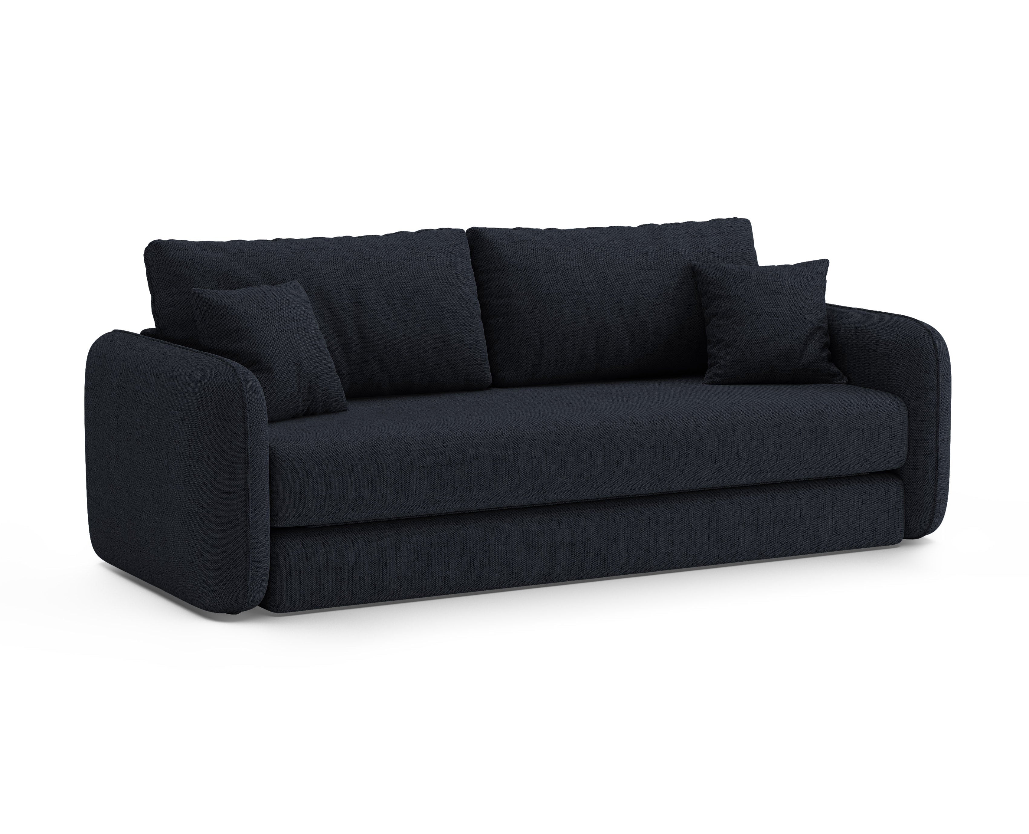 Sofa 3-sitzig mit Schlaffunktion DORMI königsblau