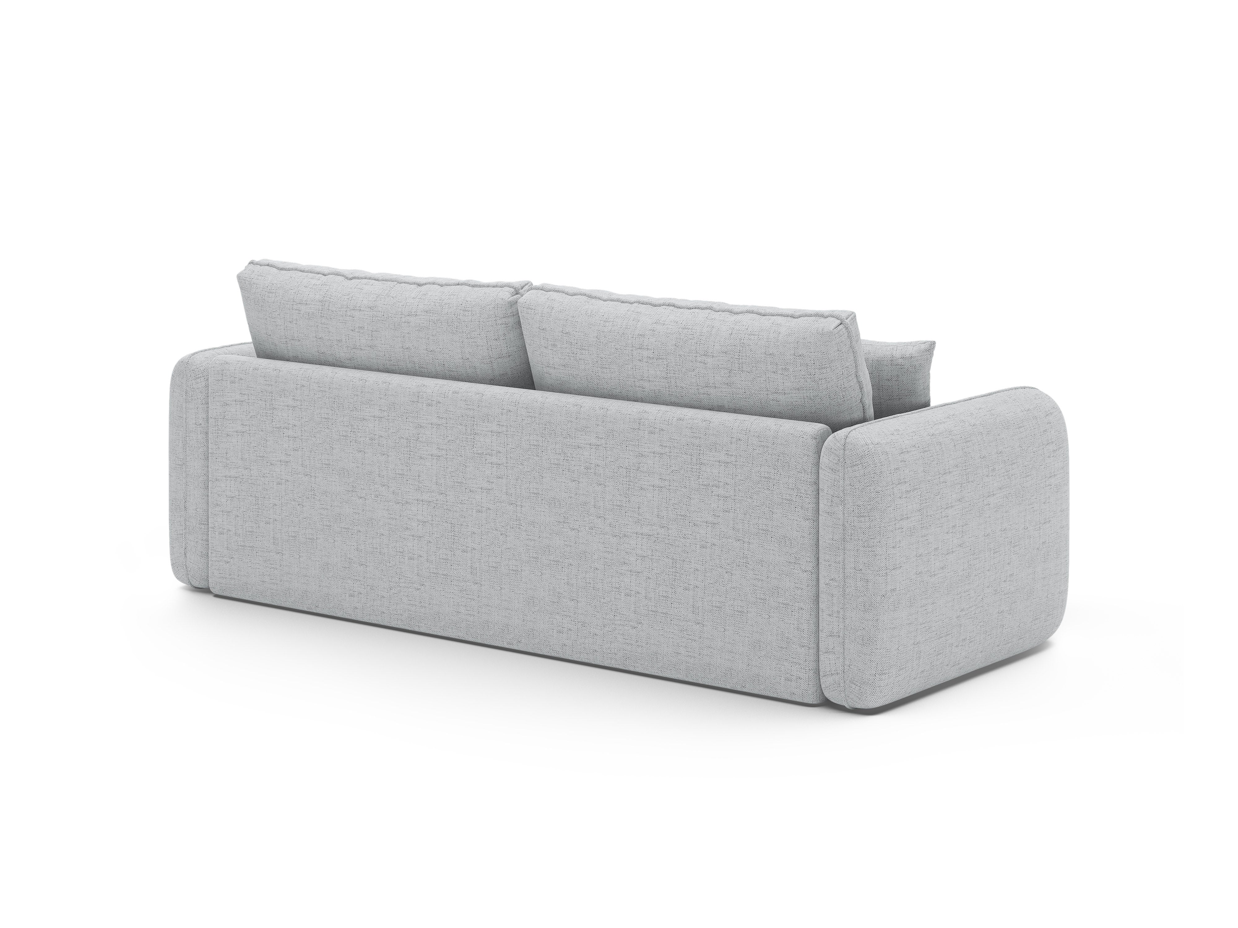 Sofa 3-Sitzer mit Schlaffunktion DORMI hellgrau
