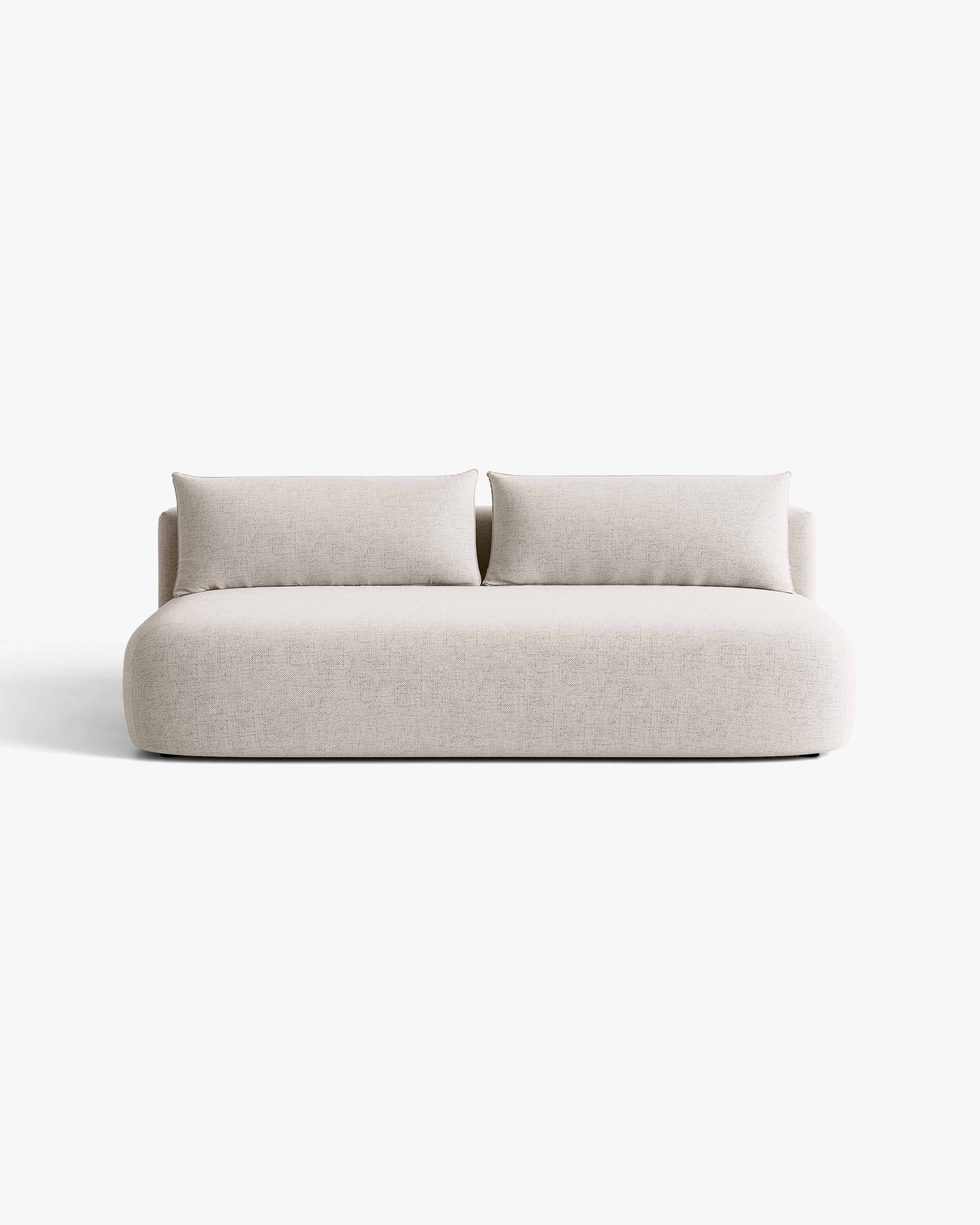 Sofa für 3 Personen mit Schlaffunktion HENA in Beige