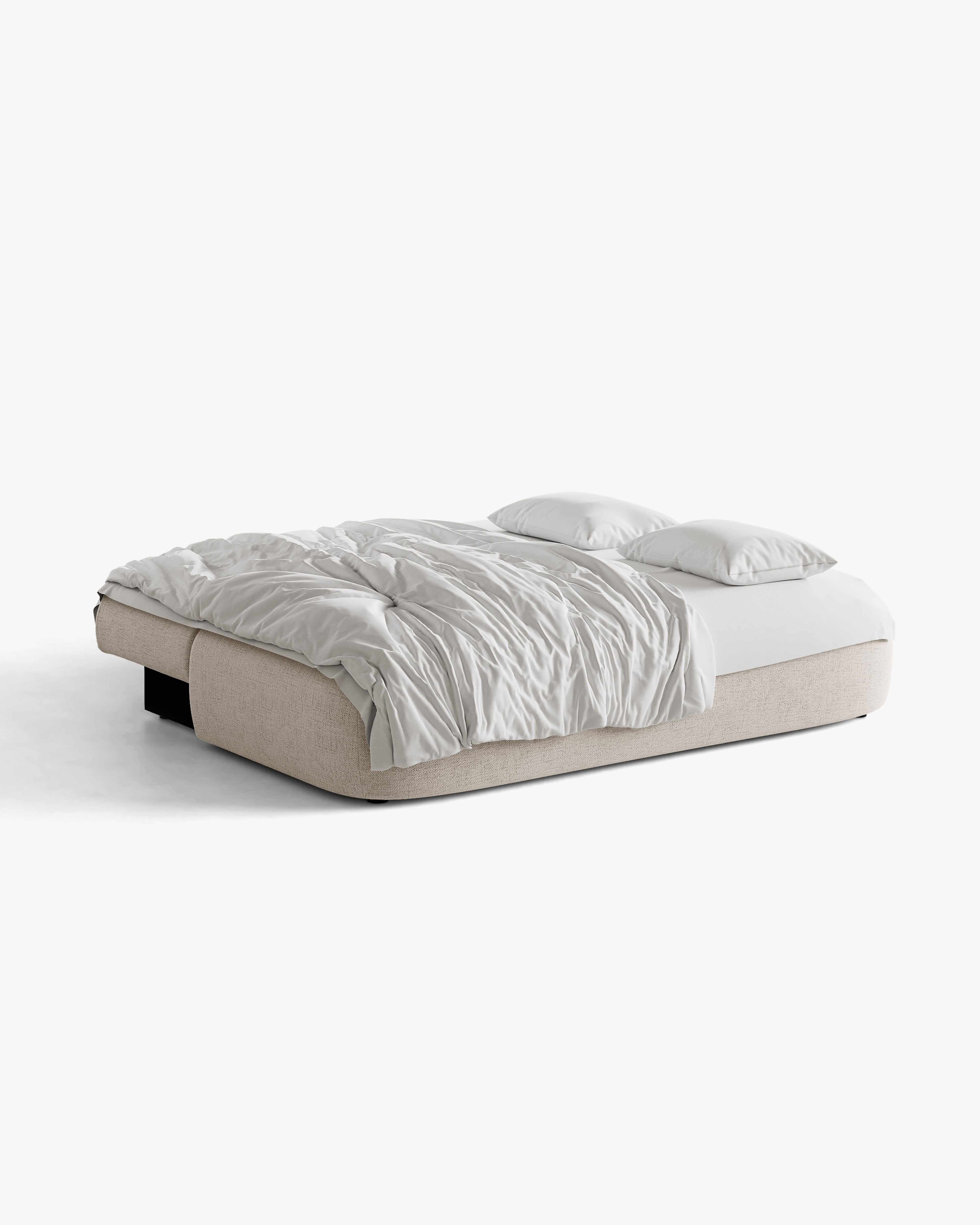 Sofa für 3 Personen mit Schlaffunktion HENA in Beige